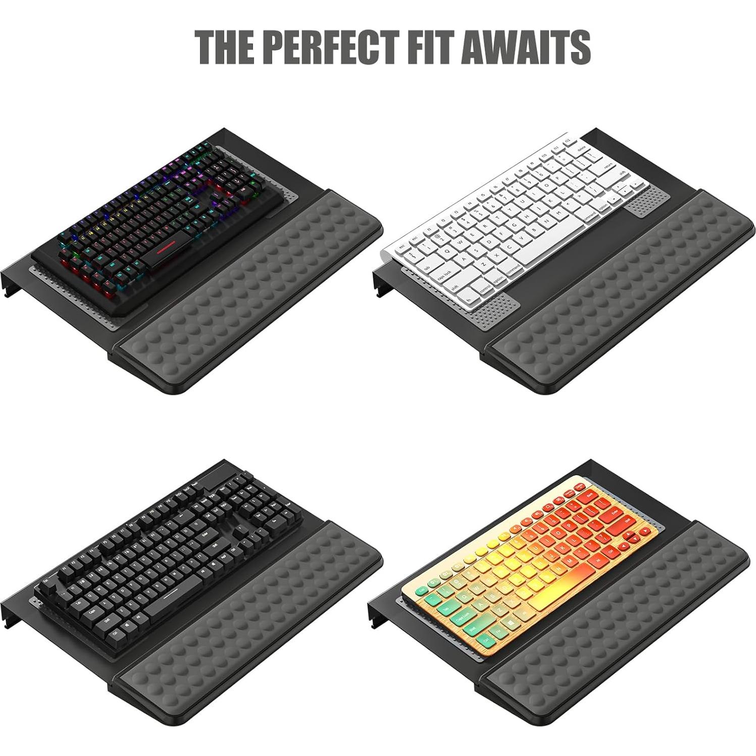 Soporte Ergonómico para Teclado Haonon con Reposamuñecas