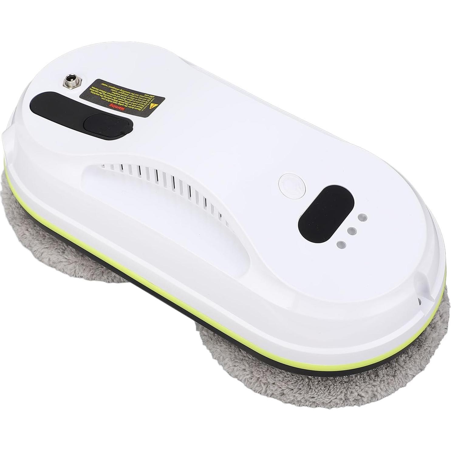 Hilitand Robotic Window Cleaner Full Automatic Cleaning with Intelligent Path Planning, Water Spray Window Cleaning Robot, Remote Control (US Plug 100-240V)