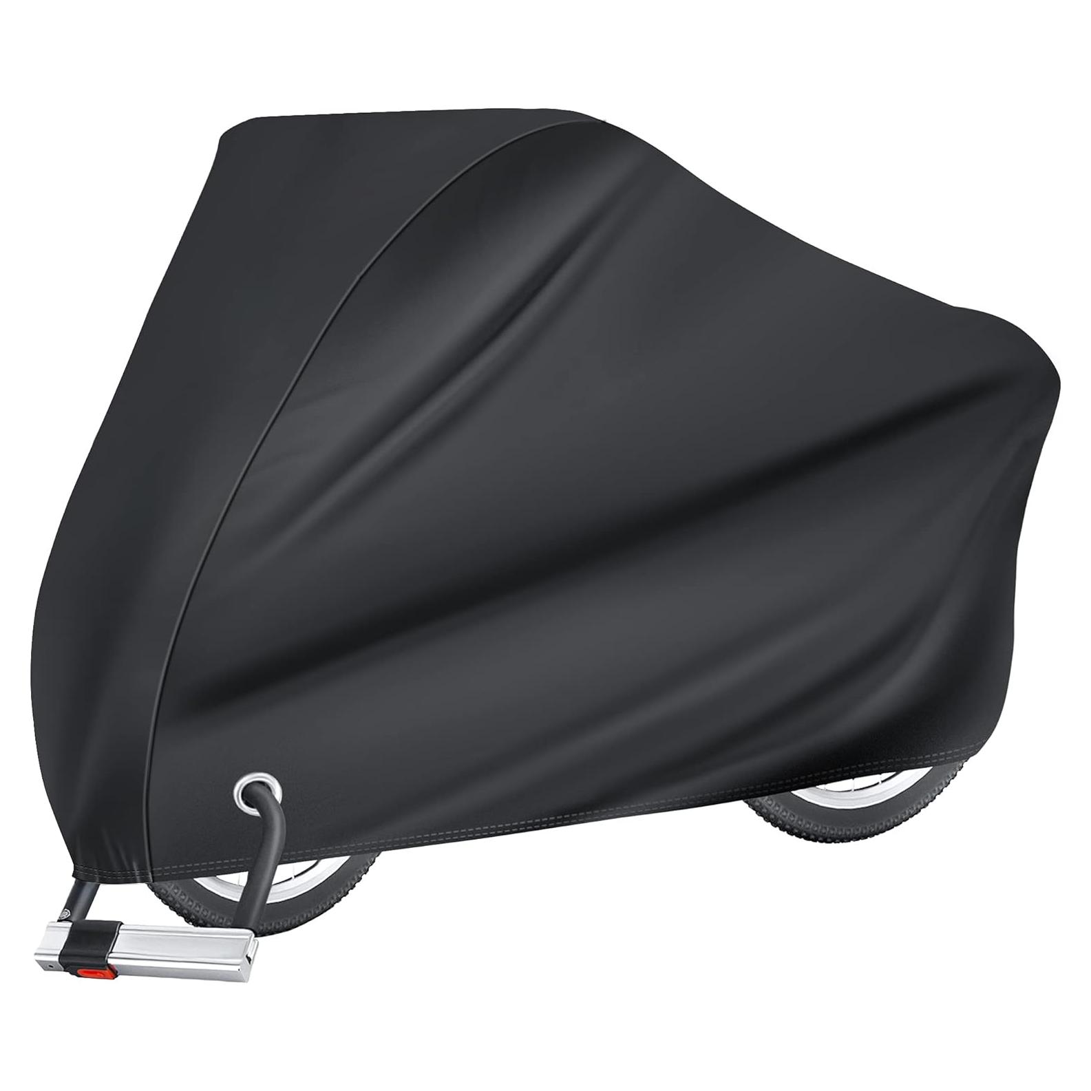 Cubierta de Bicicleta Puroma Impermeable 190T Negra 200.7x71.1 cm