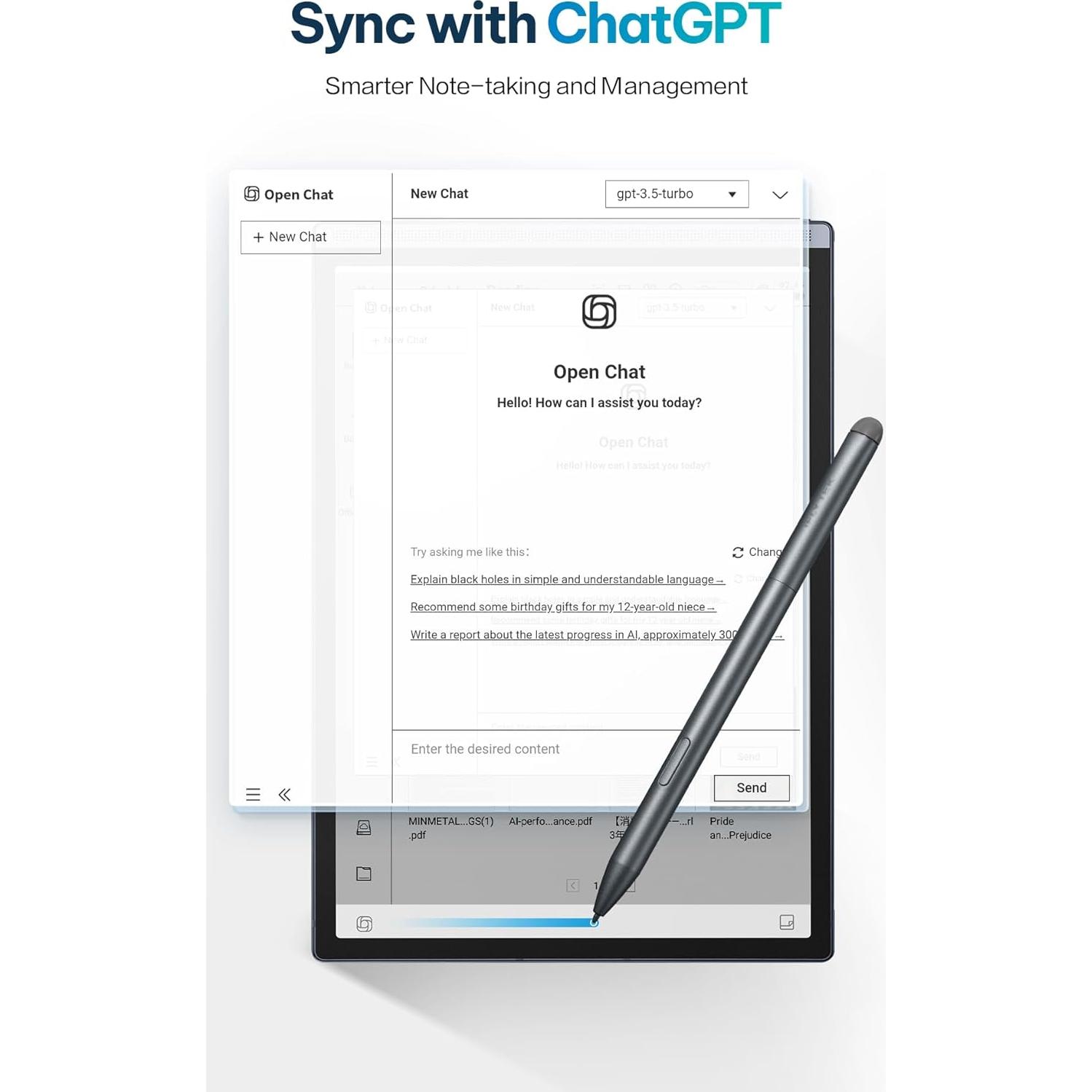 Tableta Digital AINOTE Air 2 - 8.2" con Funda Negra y IA
