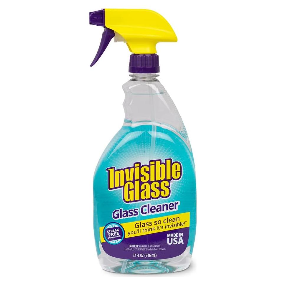 Limpiador de Vidrios Invisible 92194 - 32 Oz, Sin Rayas, Seguro