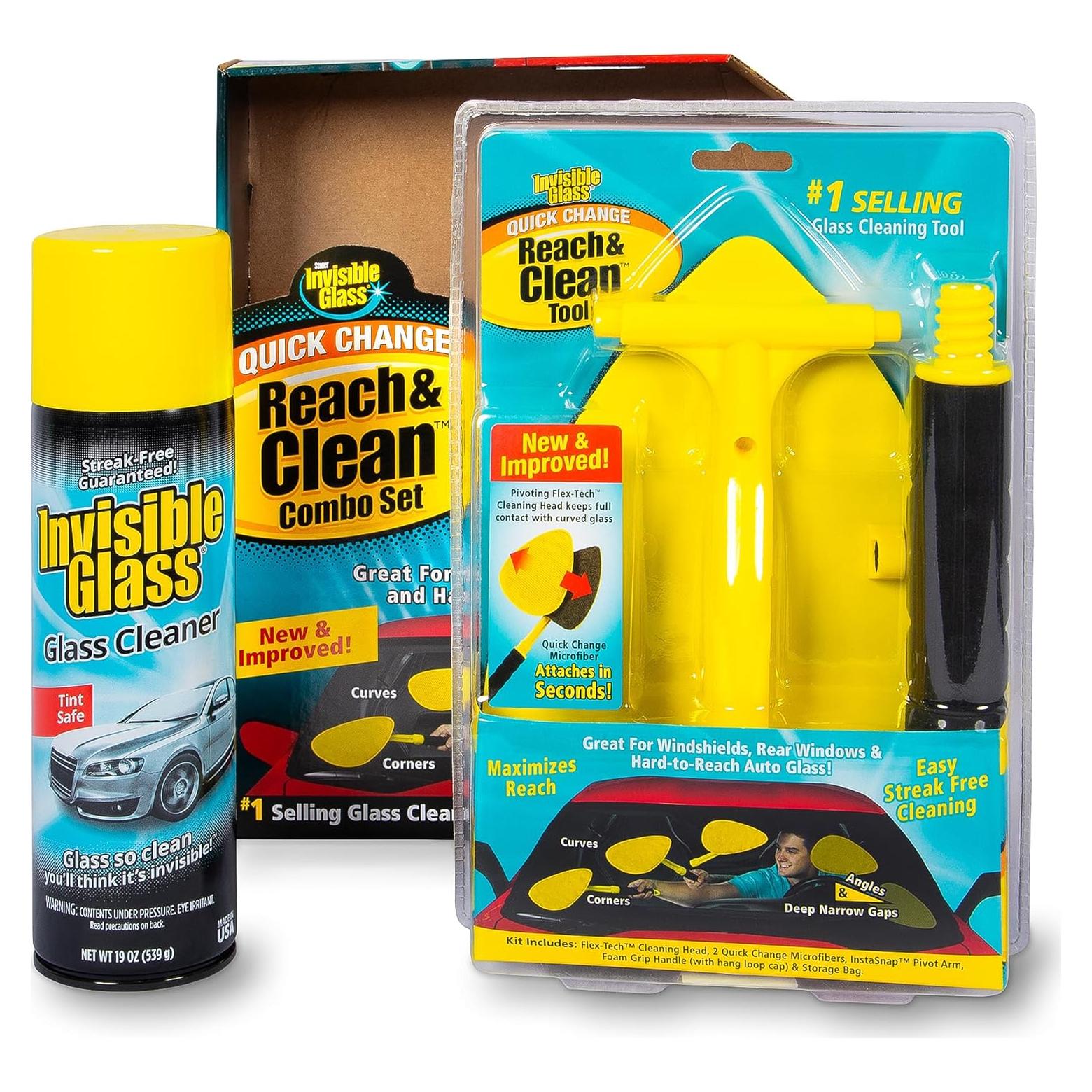 Kit de Limpieza de Cristales Invisible Glass Reach & Clean