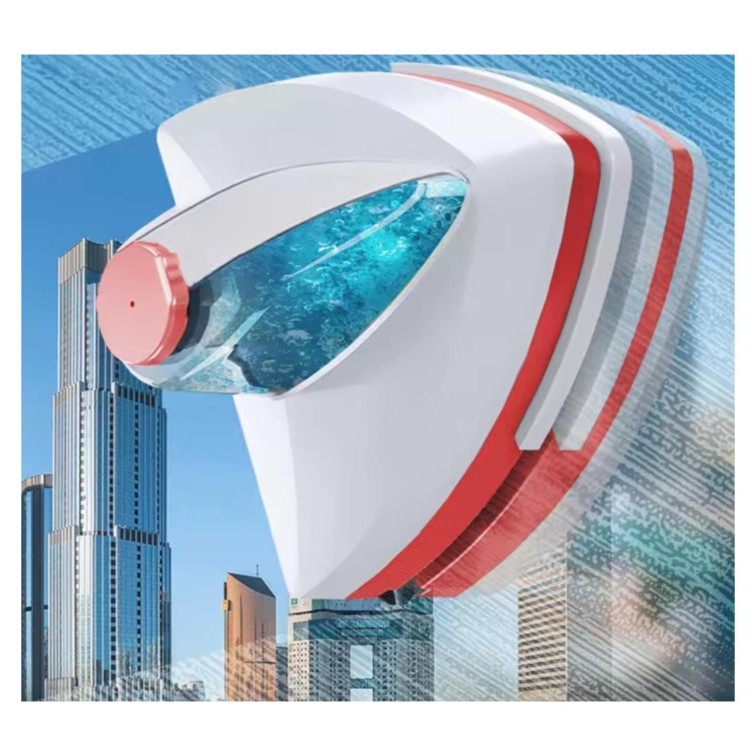 Green Double Sided Magnet Window Cleaner Automatic Drainage Wiper Household Clean Magnetic Glass for Windows Cleaning Tool 15-26MM