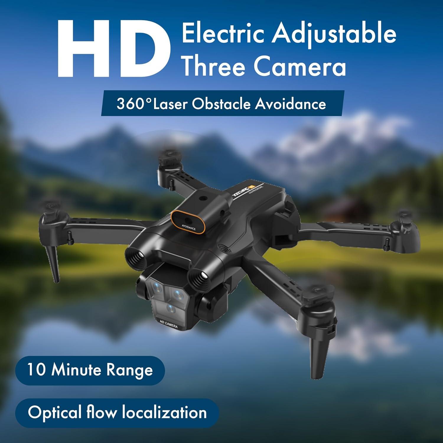 Dron Plegable TIMEONIA C12 con Cámara 1080p y Control App