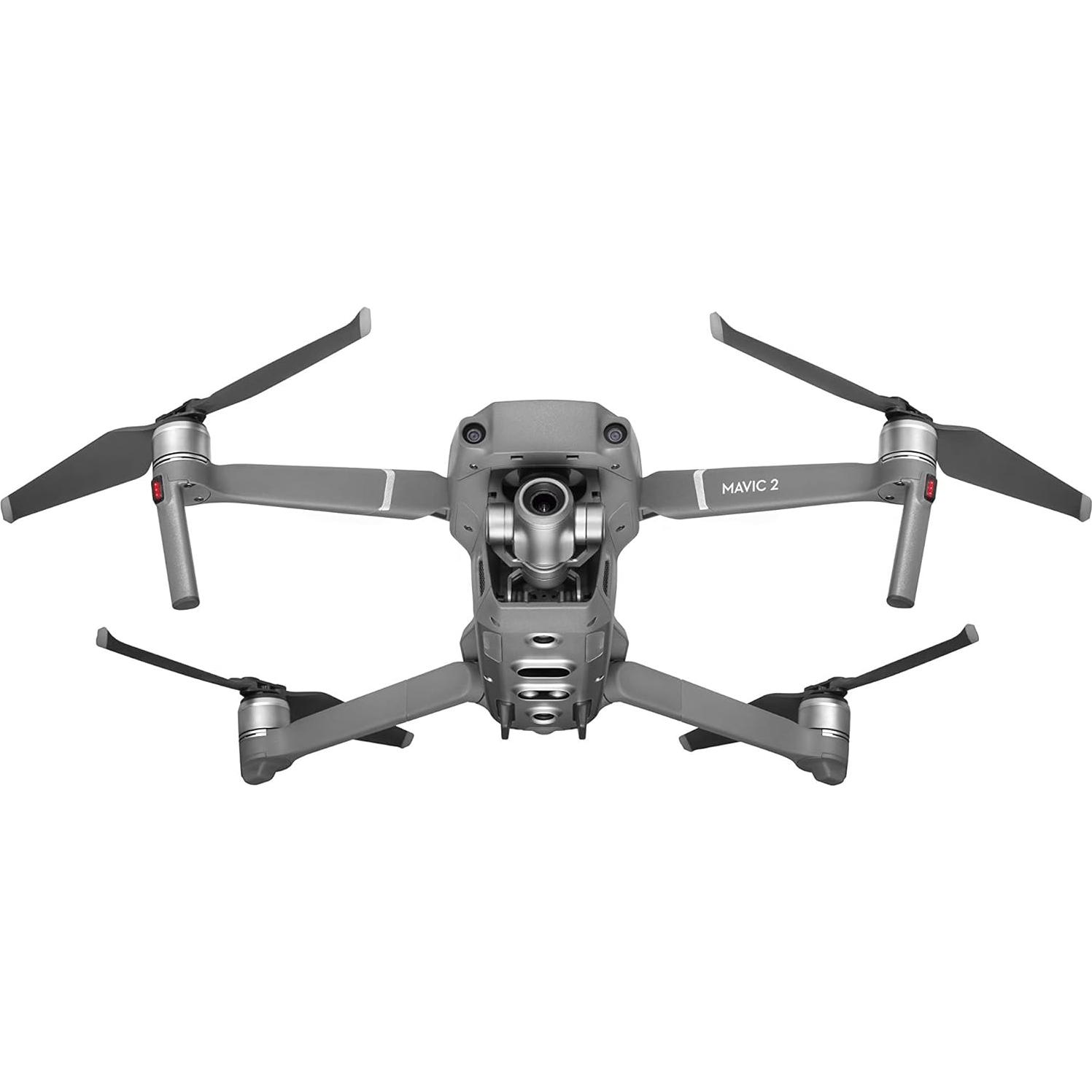 DJI Mavic 2 Zoom - Drone Quadcopter UAV with Smart Controller Optical Zoom Camera 3-Axis Gimbal 4K Video UAV 12MP 1/2.3" CMOS Sensor, up to 48mph, Gray