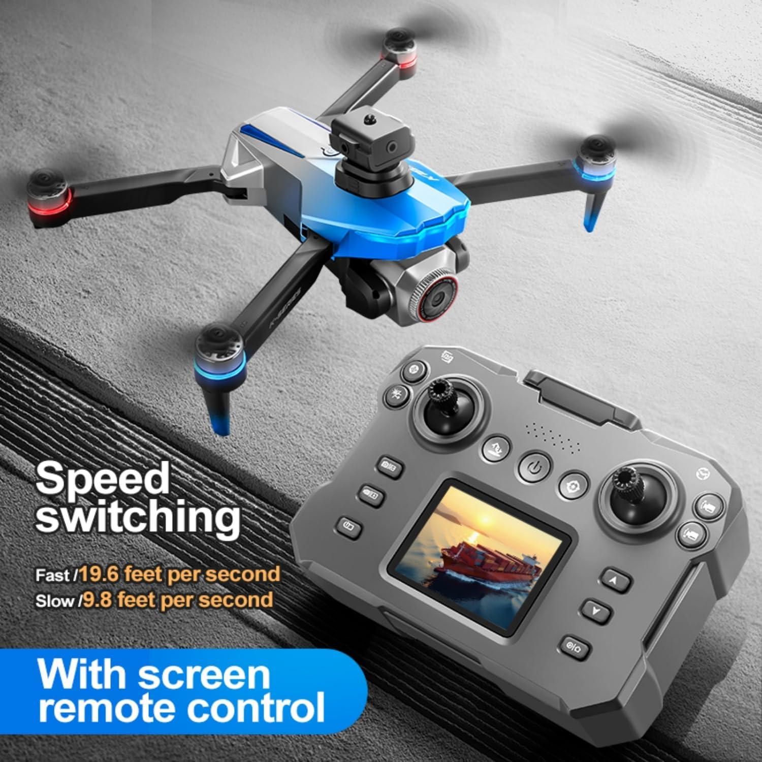 Drone EcuFlyAi K16MAX con Pantalla y Doble Cámara 720p