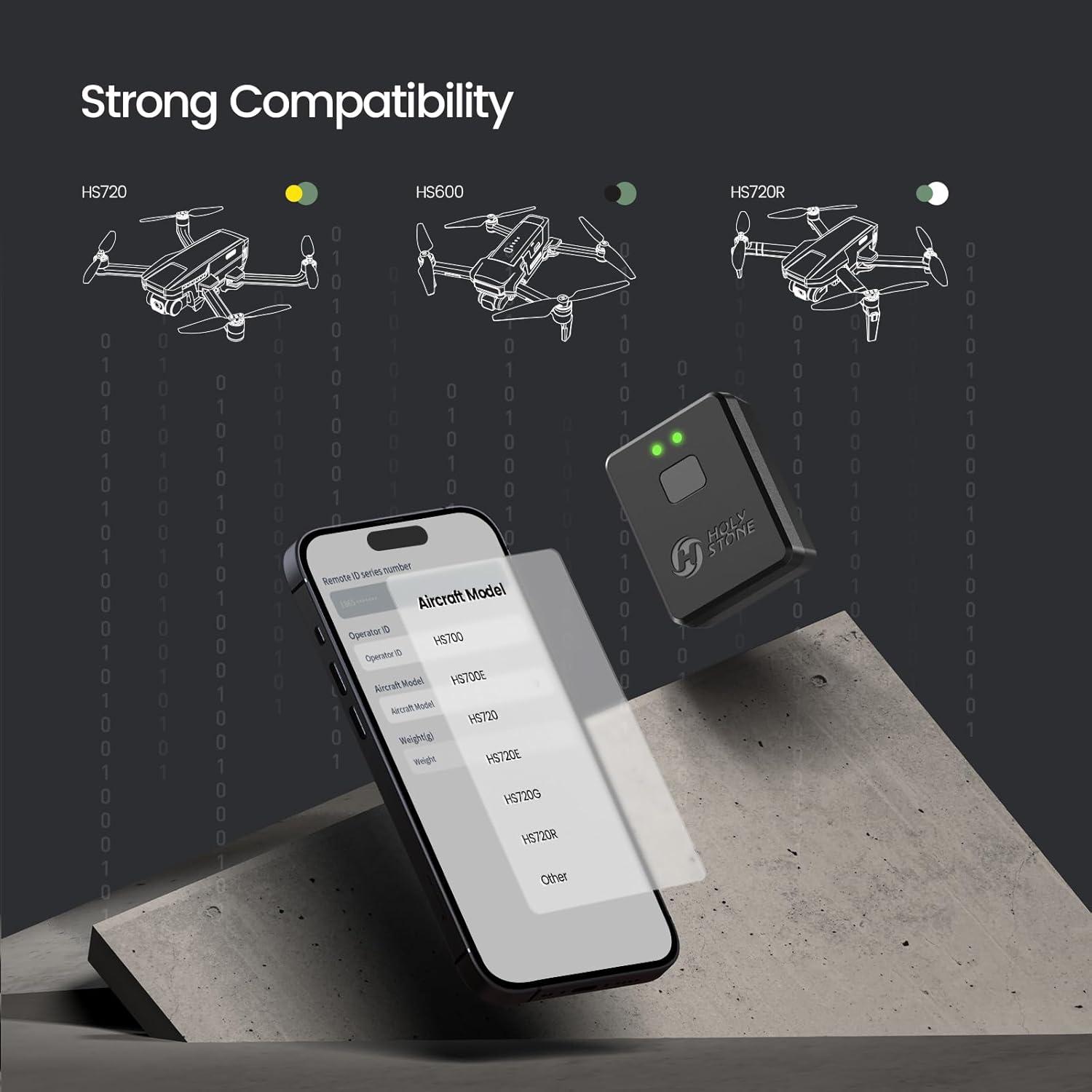 Módulo de Identificación Remota Holy Stone para Drones 4K