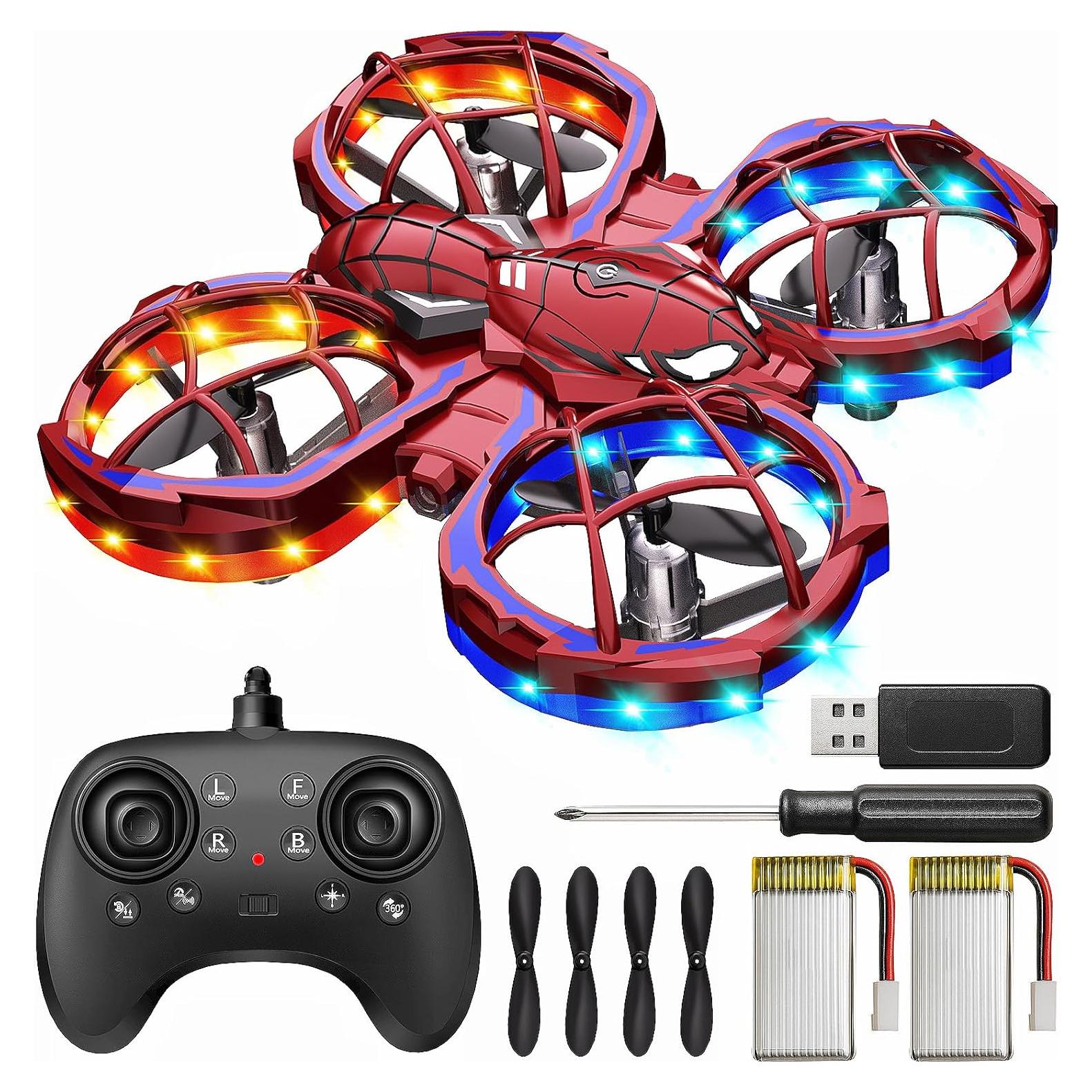 Mini Drone Zappyway para Niños 3-10 Años, 360° Giros, Evita Obstáculos