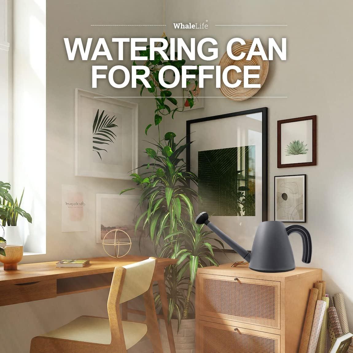 Regadera WhaleLife 2L Gris para Plantas de Interior