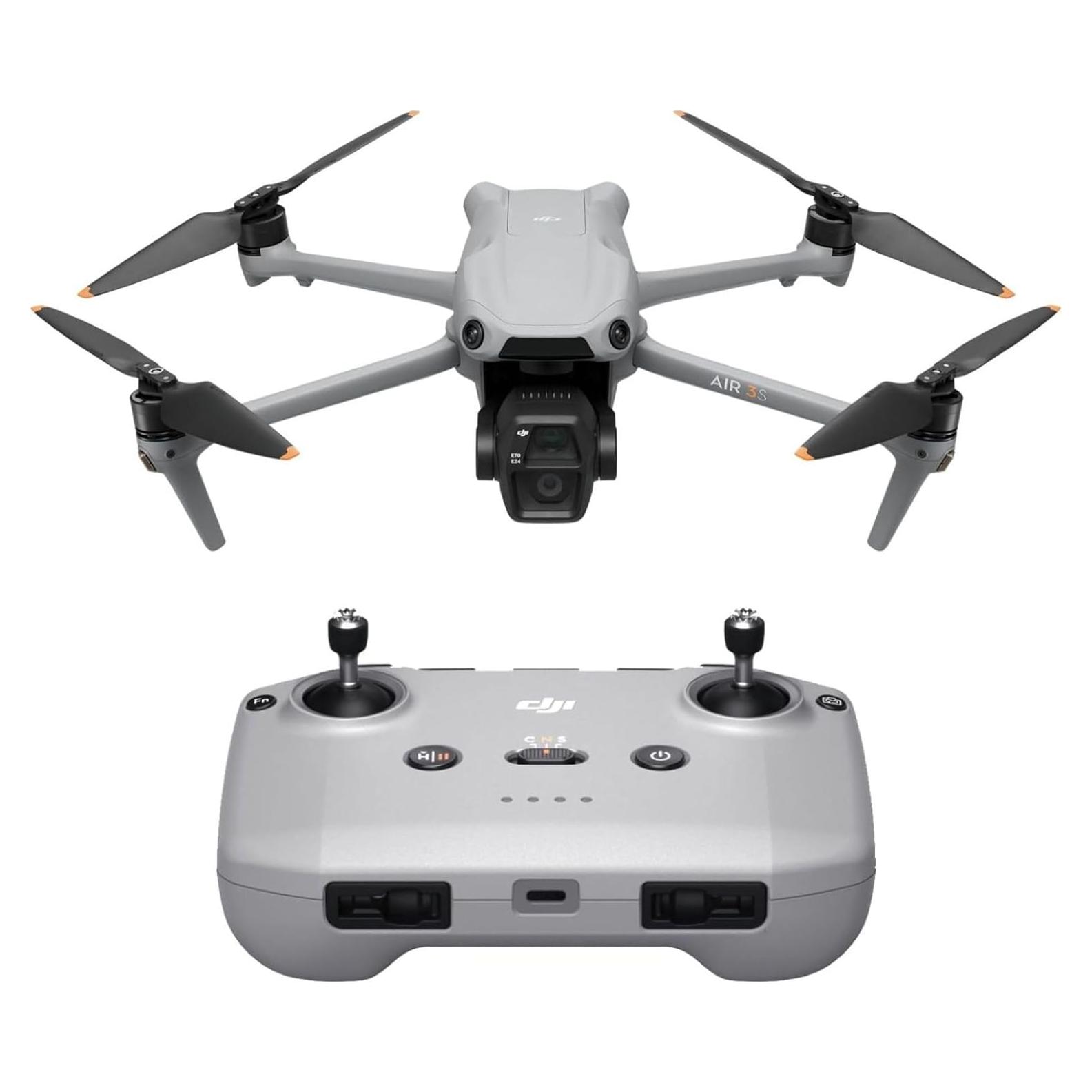 Drone DJI Air 3S con Cámara 4K y Control Remoto RC-N3