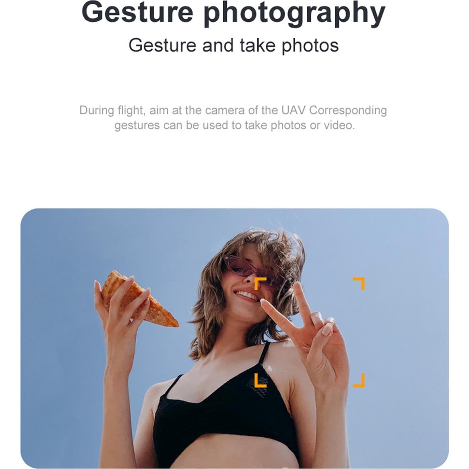 Dron Plegable Diyeeni con Cámara Dual 4K y Evitación de Obstáculos