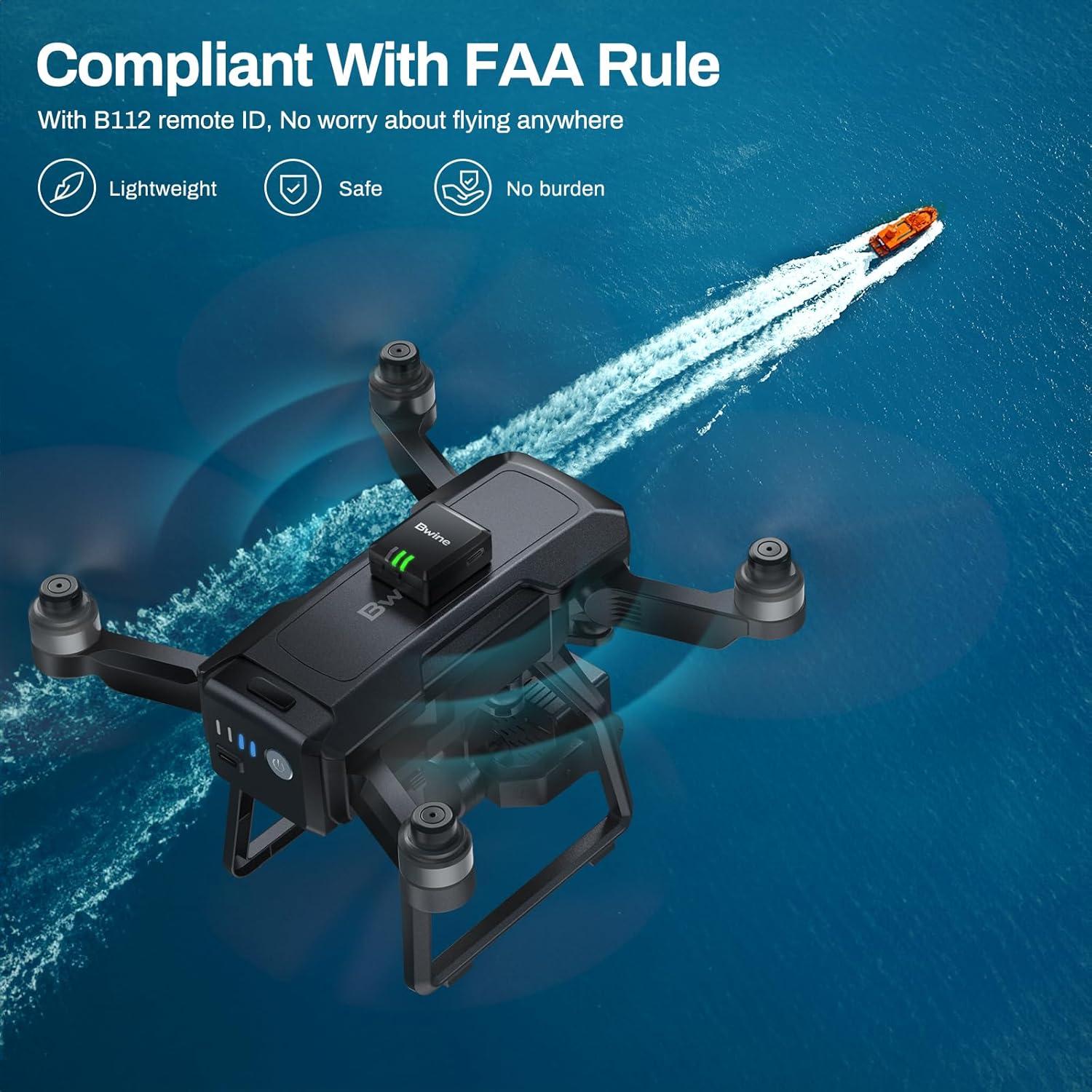 Módulo ID Remoto Bwine B112 GPS para Drones - 5 Horas Batería