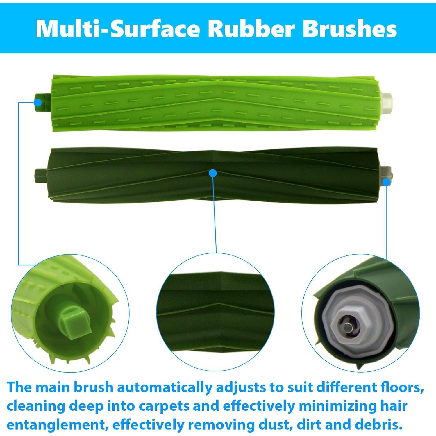 Cepillos de goma para iRobot Roomba Combo J7+/J7 Plus