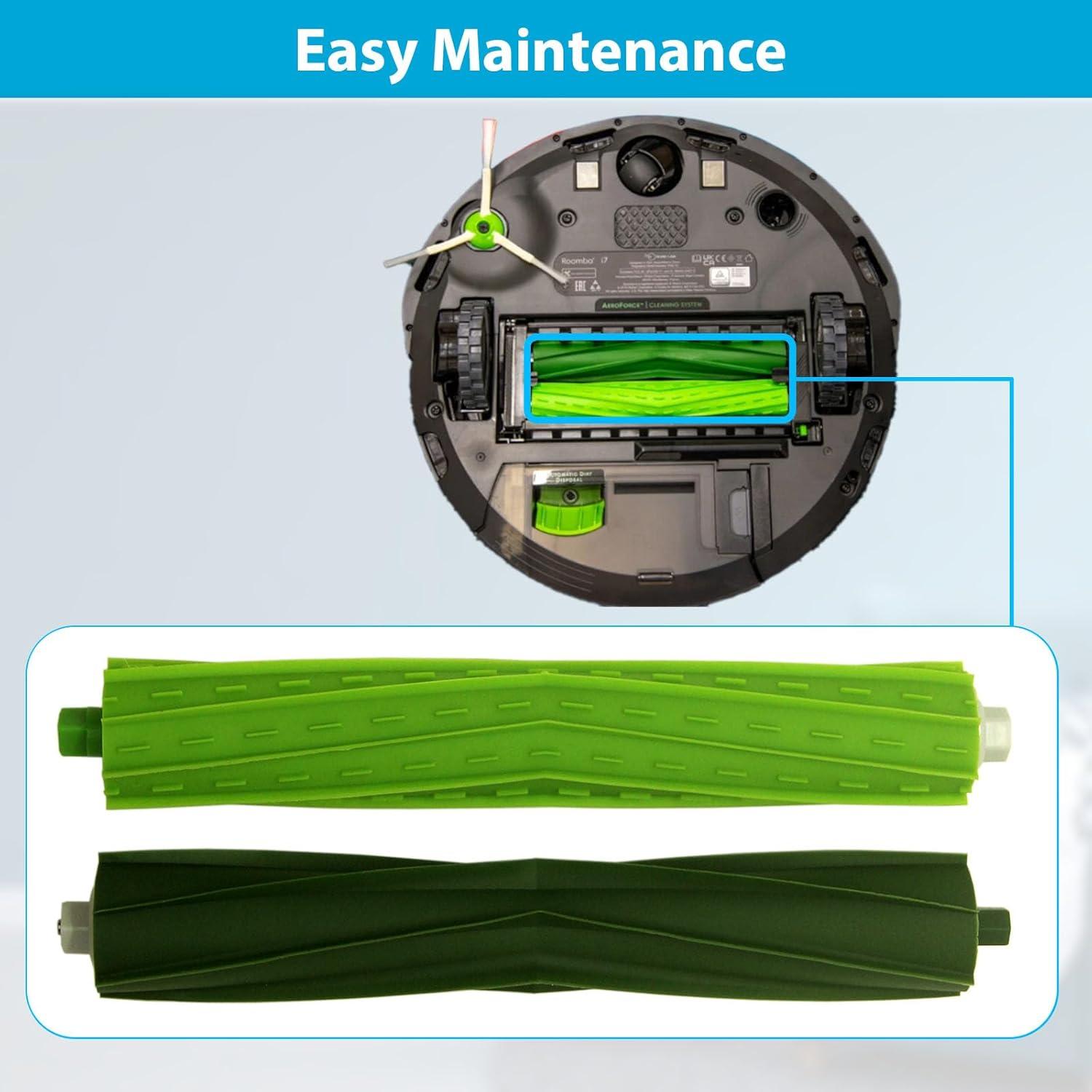 Cepillos de goma para iRobot Roomba Combo J7+/J7 Plus