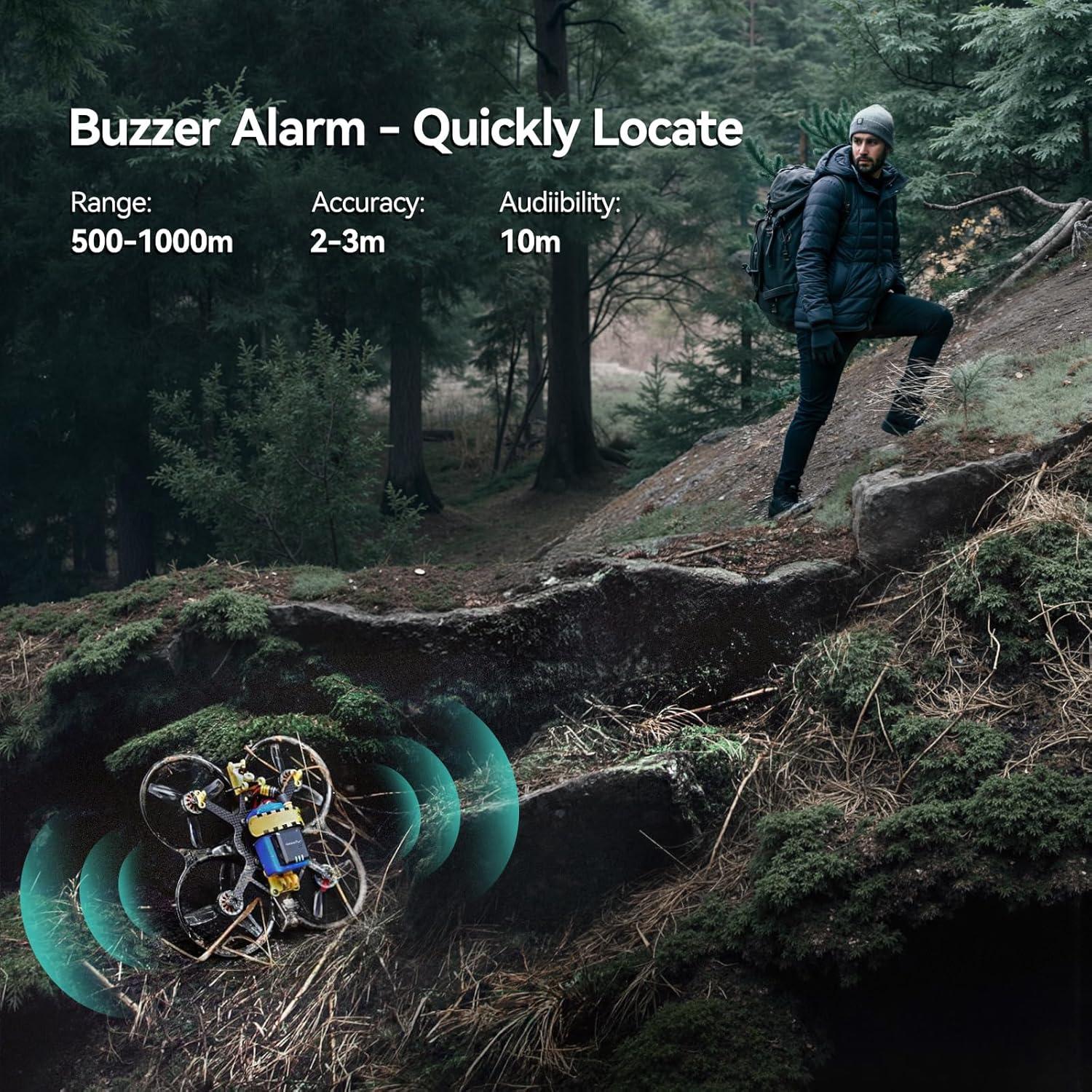 Módulo de ID Remoto Gleesfun G115S para Drone con Buzzer y GPS