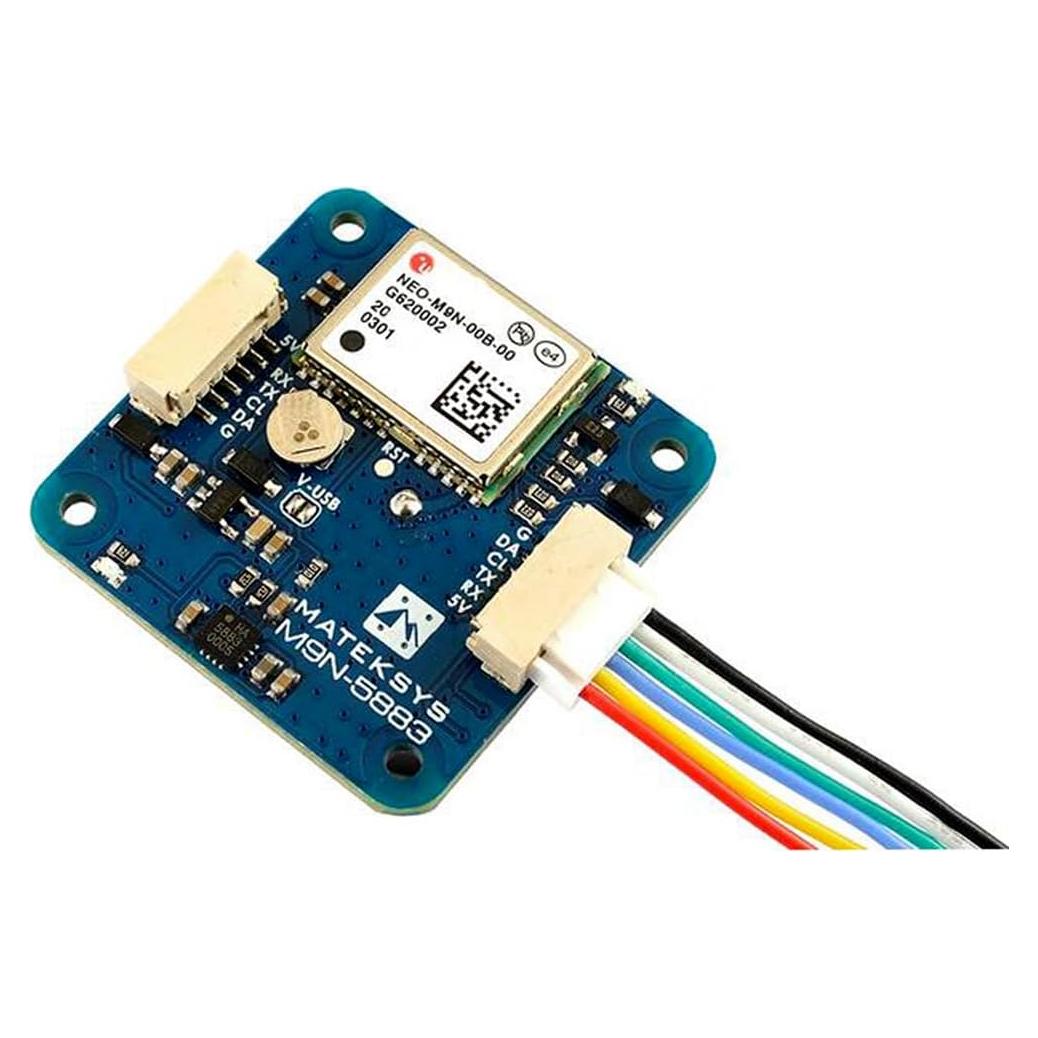Matek GNSS NEO-M9N y Brújula QMC5883L para Drone RC