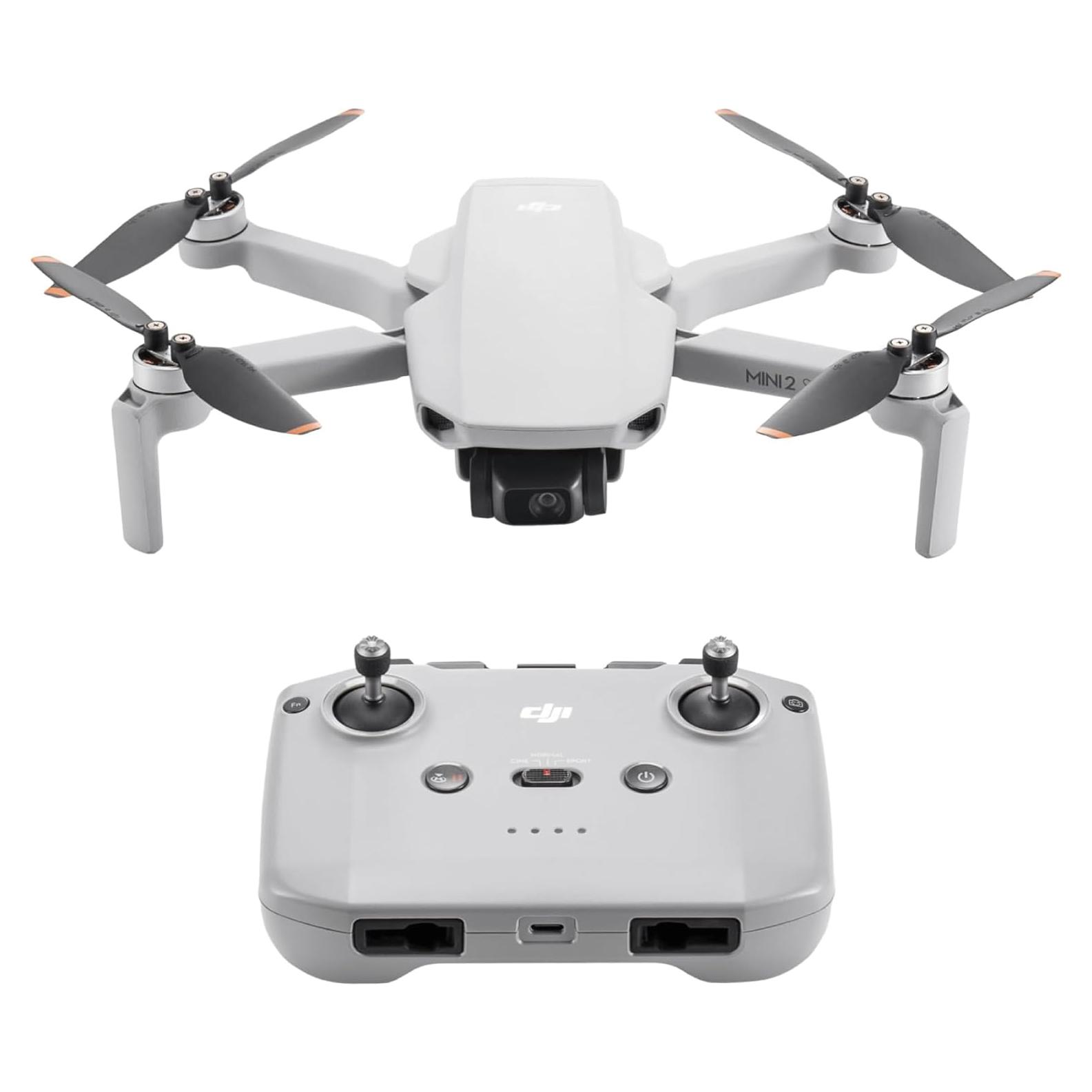 DJI Mini 2 SE, Lightweight Mini Drone with QHD Video, 10km Max Video Transmission, 31-Min Flight Time, Under 249 g, Auto Return to Home, 3-Axis Gimbal Drone with Camera for Beginners