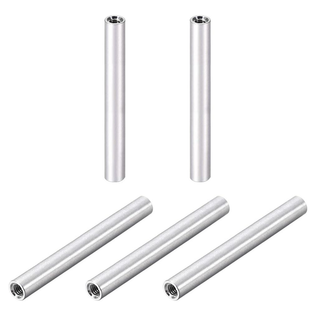 Columna Espaciadora Redonda de Aluminio uxcell M3x70mm - 5 Pcs
