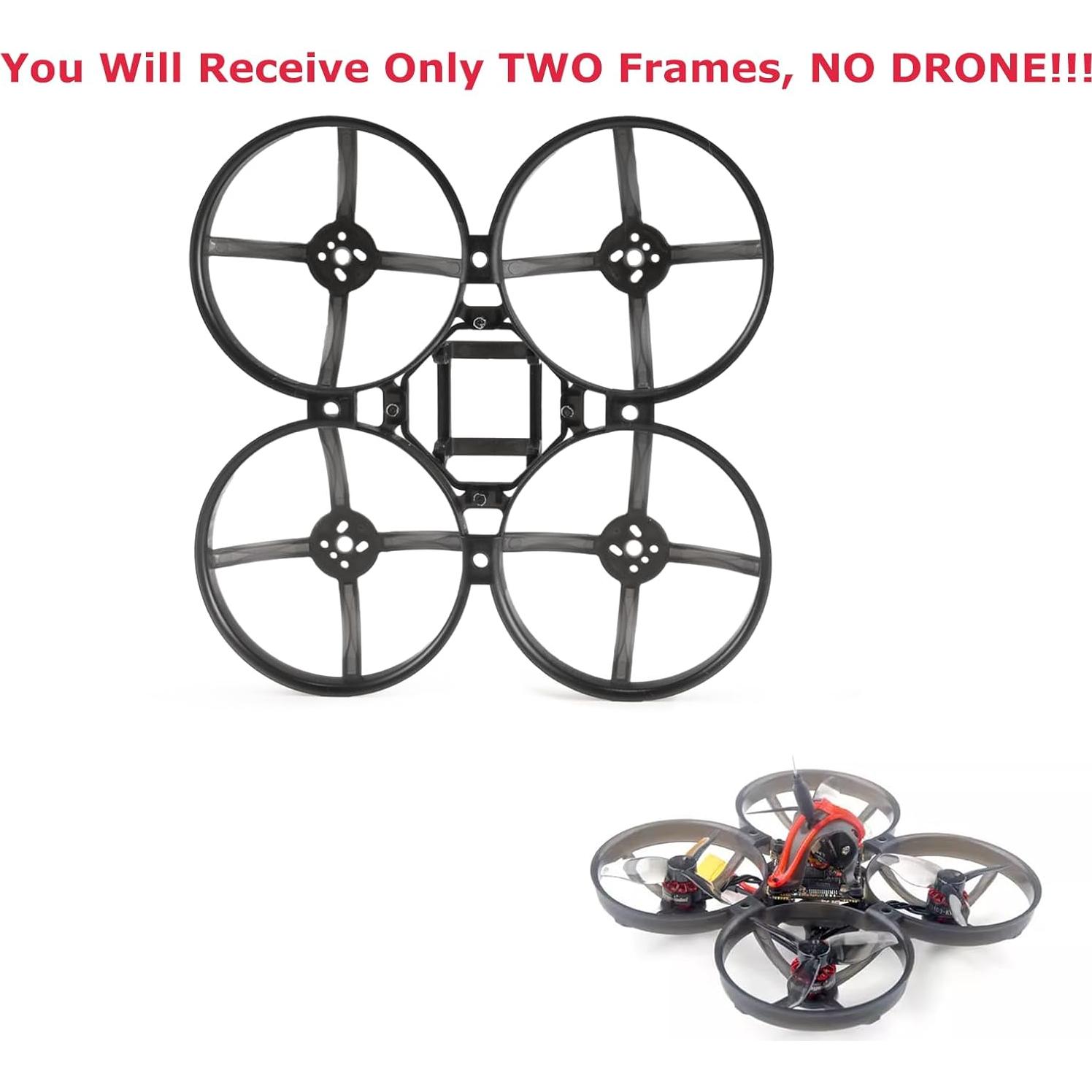 Marcos de Drone Happymodel Mobula8 85mm 2PCS FPV Negro