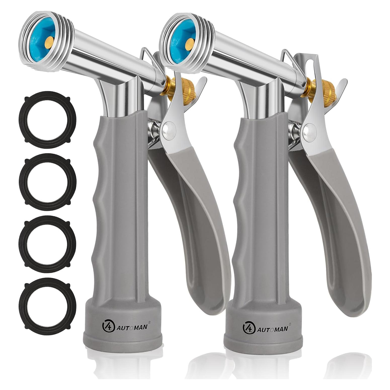 Boquilla de Manguera de Jardín AUTOMAN 2 Paquete Ajustable