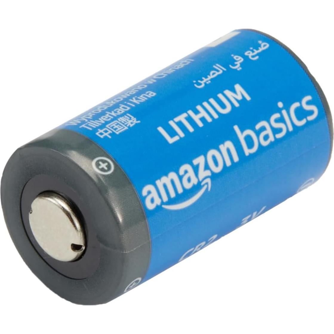 Baterías de Litio CR2 Amazon Basics 3V Paquete de 4