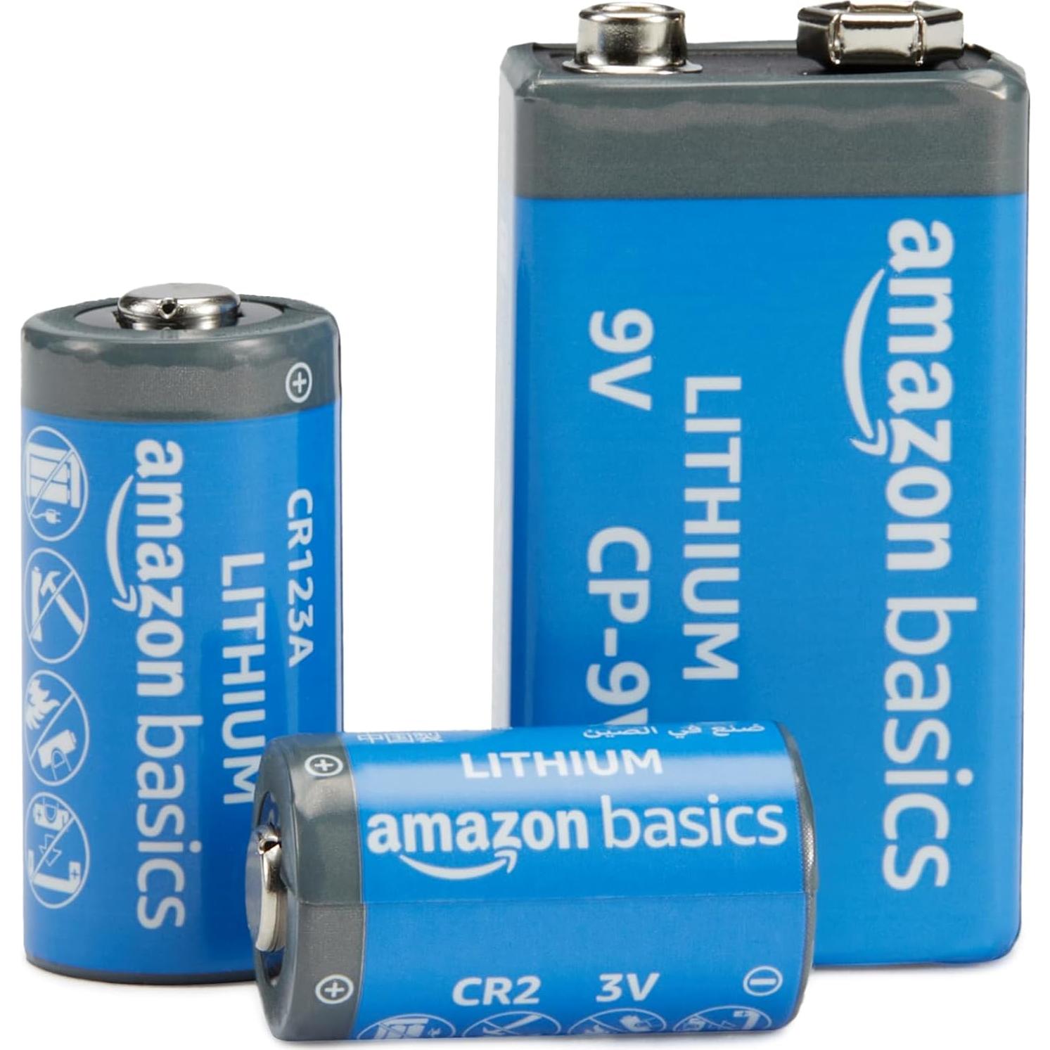 Baterías de Litio CR2 Amazon Basics 3V Paquete de 4