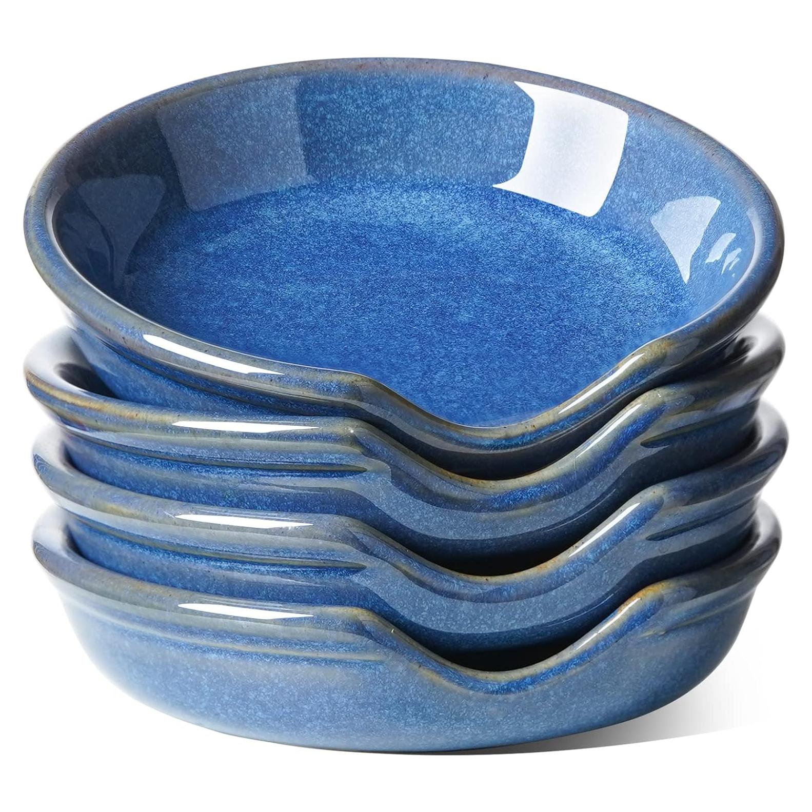 Soporte de Cuchara de Cerámica LE TAUCI 12.19 cm Azul Ceilán