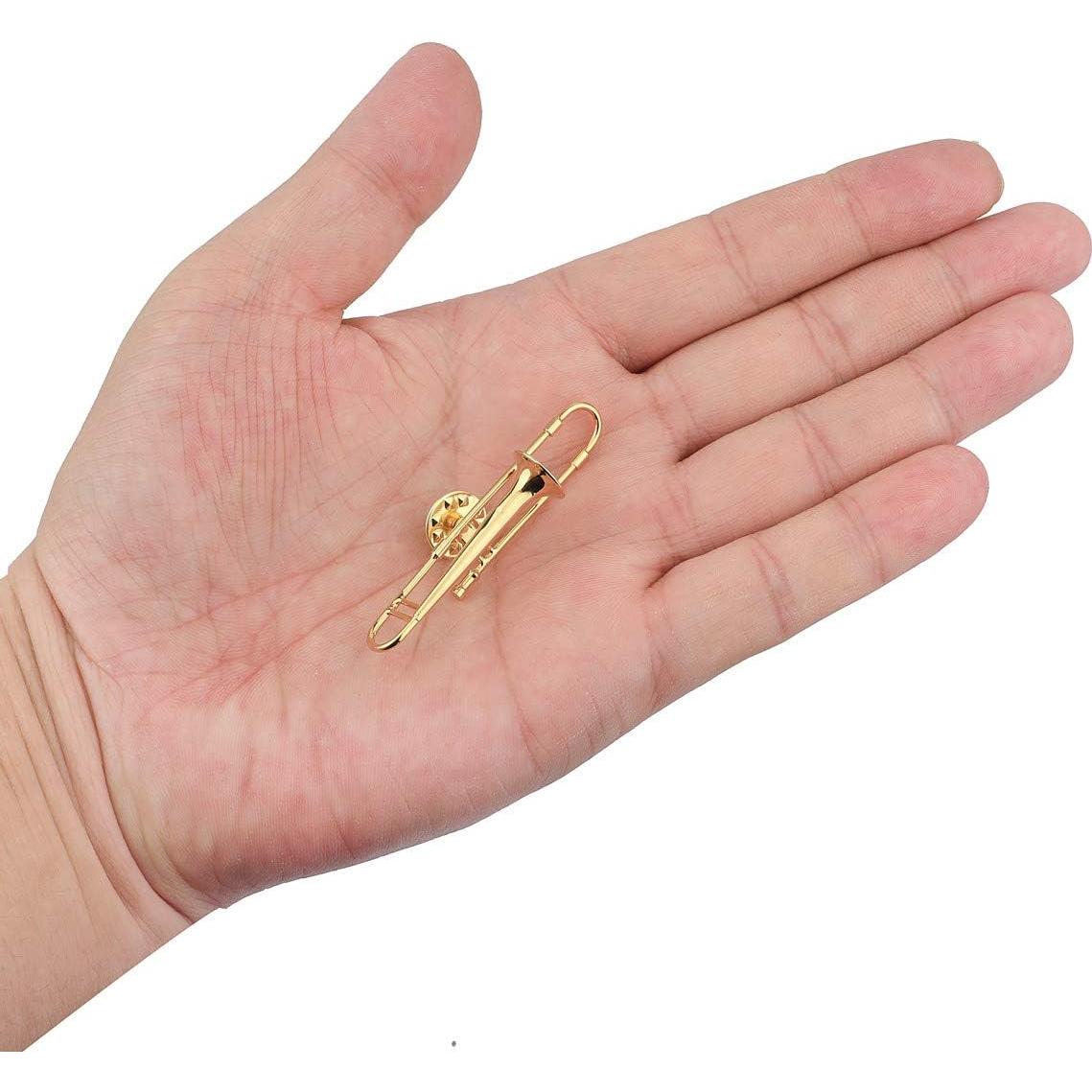 Pin de Trombón CHUANGYI en Miniatura con Estuche Rojo