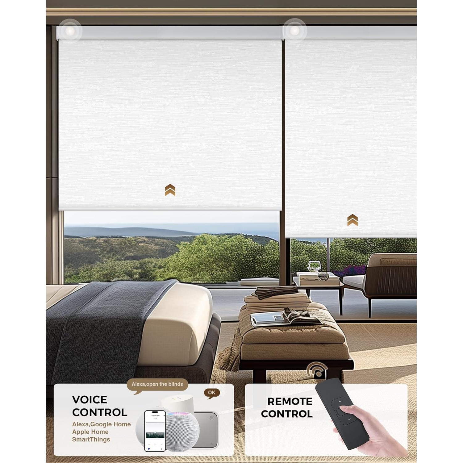 Persianas Motorizadas Blackout HeyBlinds 170x183 cm Control Remoto