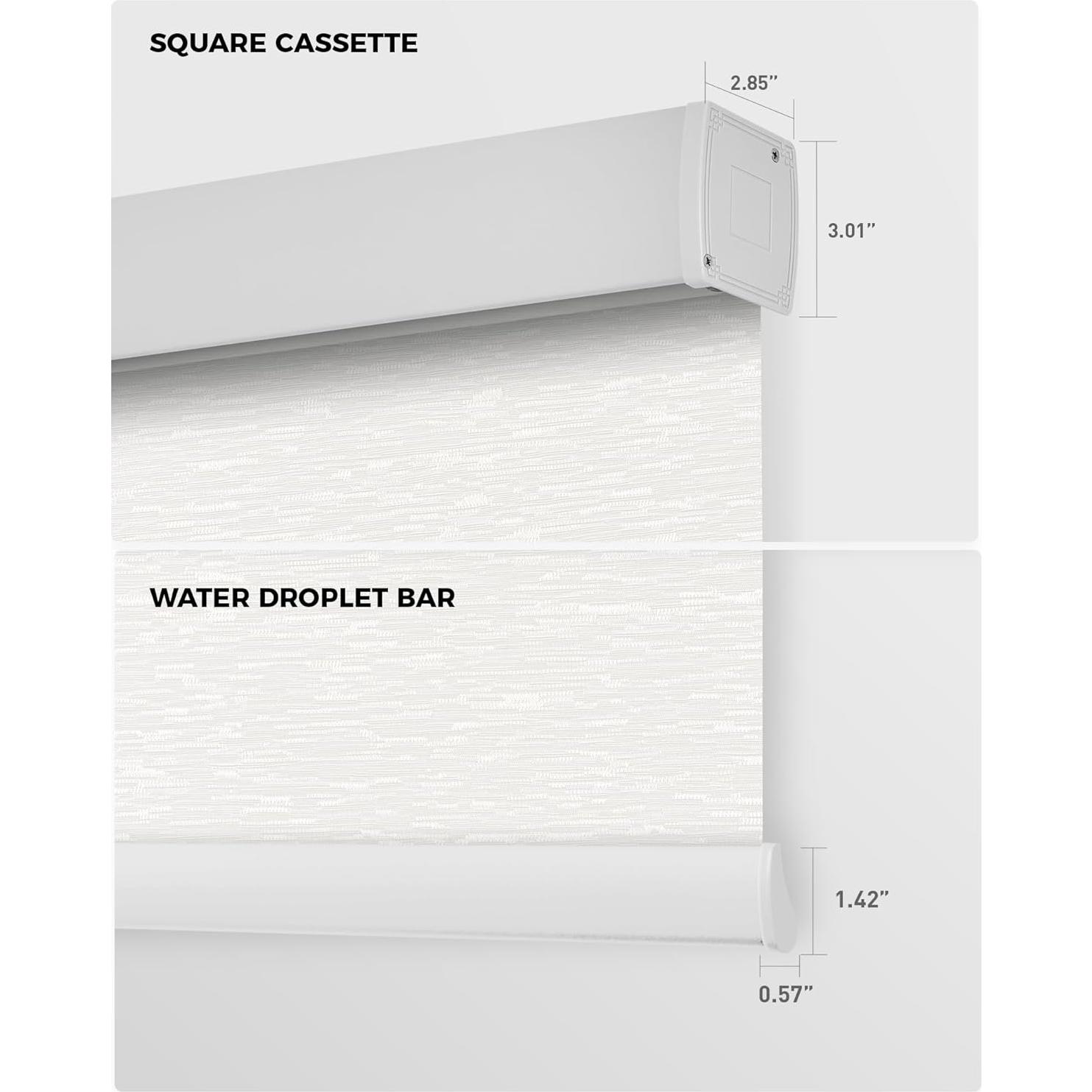 Persianas Motorizadas Blackout HeyBlinds 170x183 cm Control Remoto