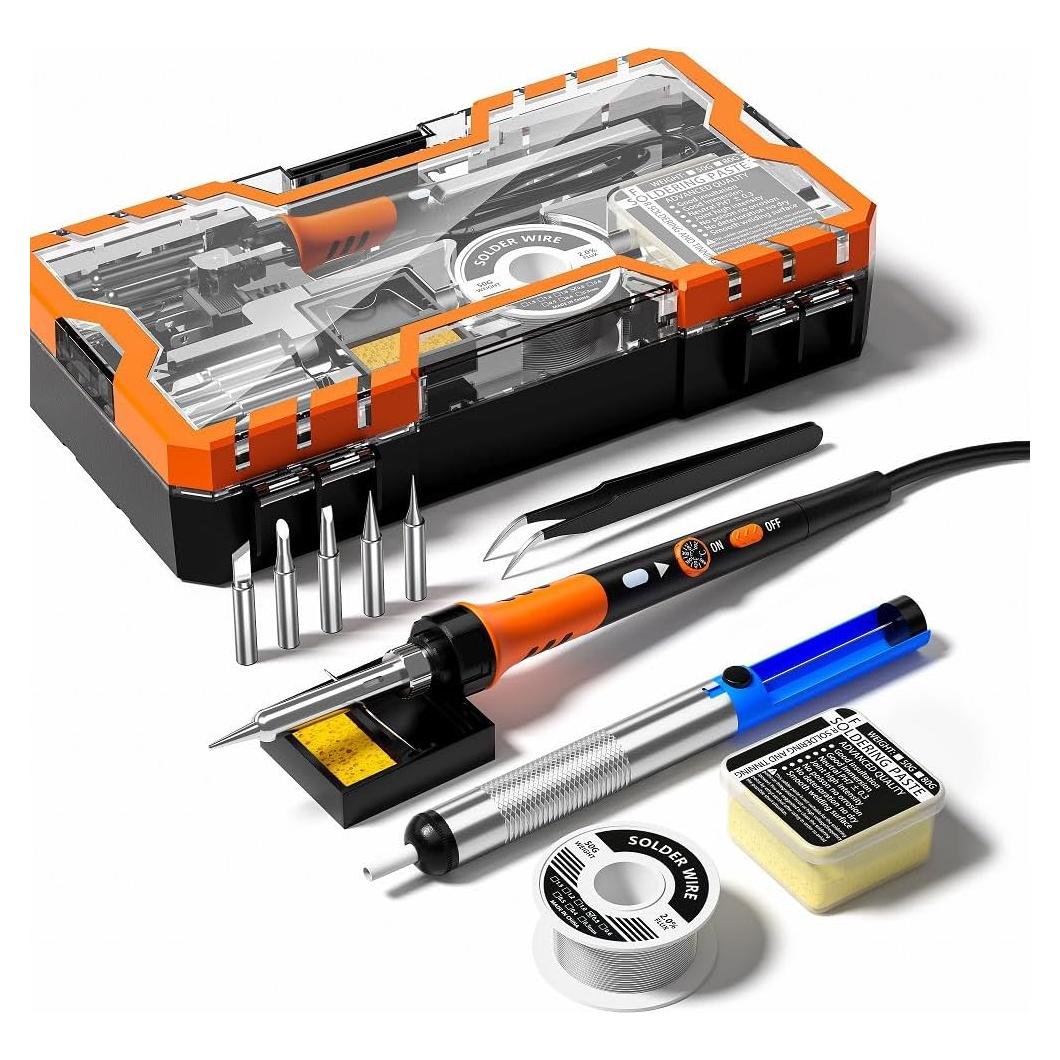 Kit de Soldador MEAKEST 60W con Temperatura Ajustable