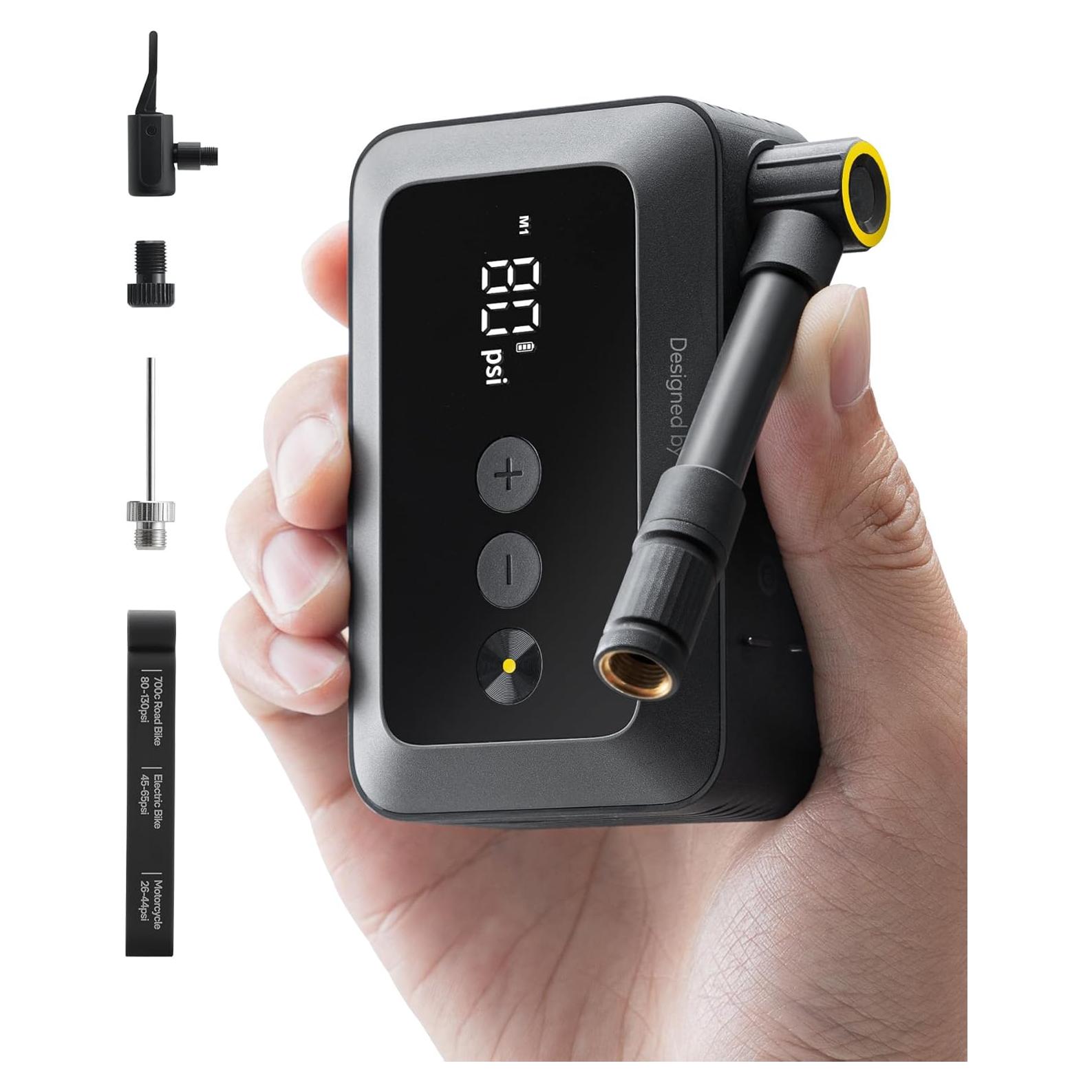 Bomba de Aire Eléctrica HOTO Pocket 150 PSI Mini Automática