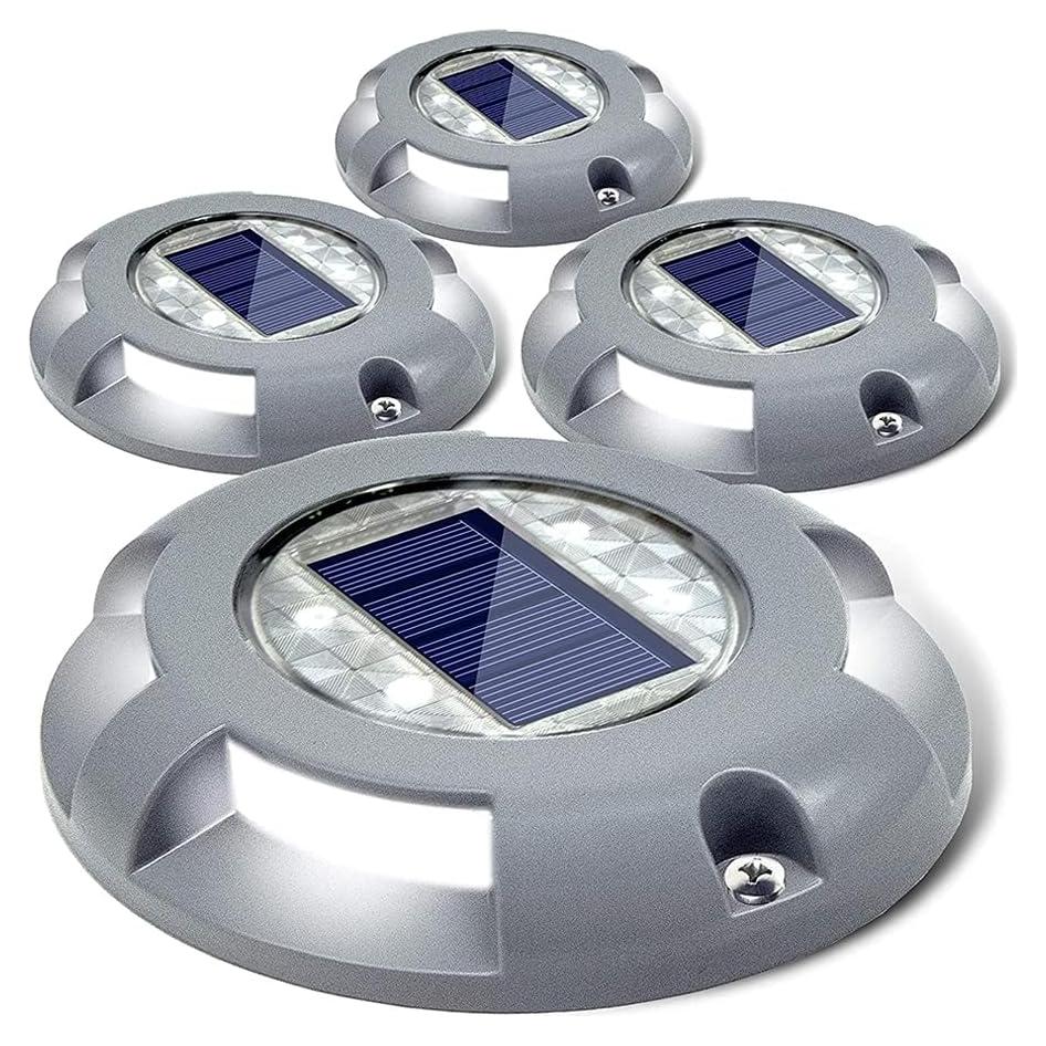 Luces Solares SIEDiNLAR LED 4 Paquete Impermeables