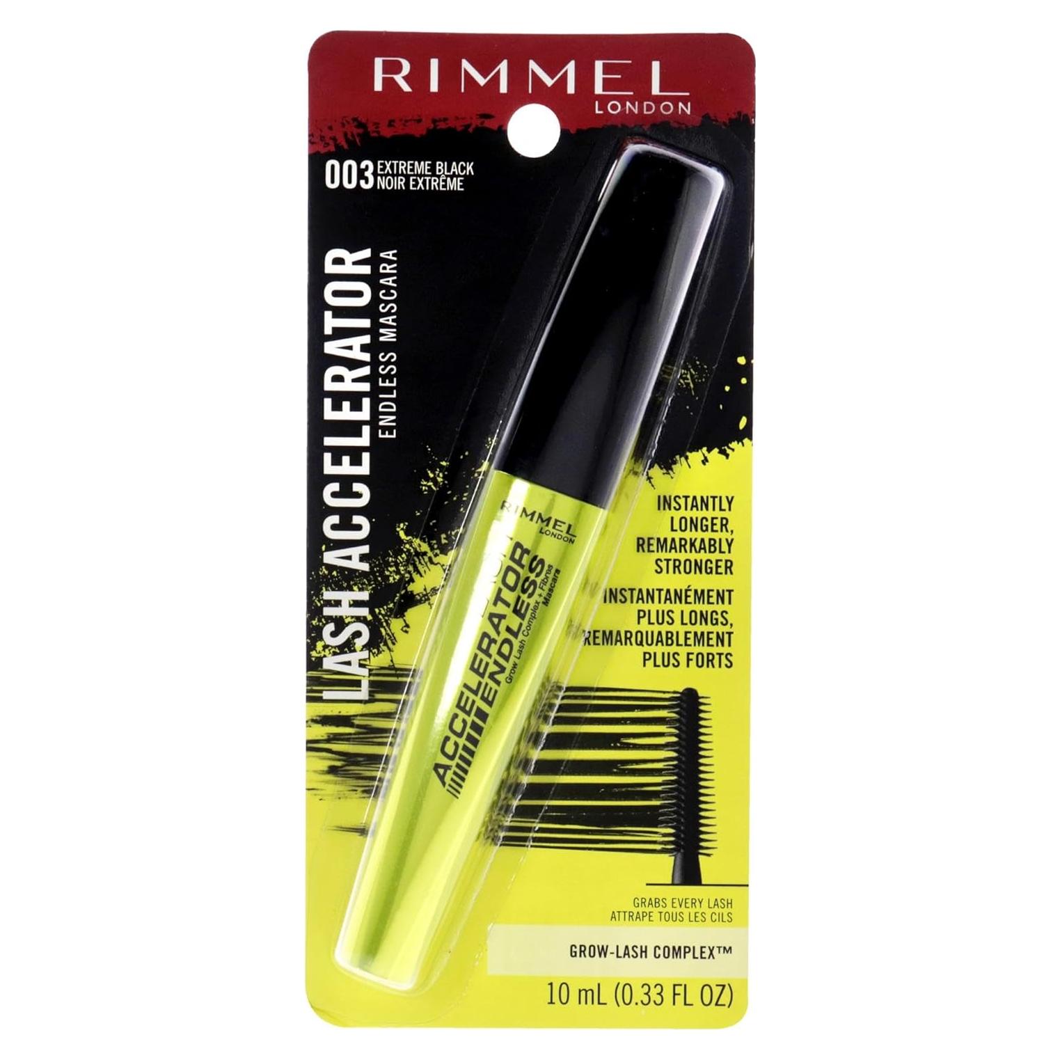 Rimmel Máscara Aceleradora de Pestañas 6.8 ml Negro Extremo