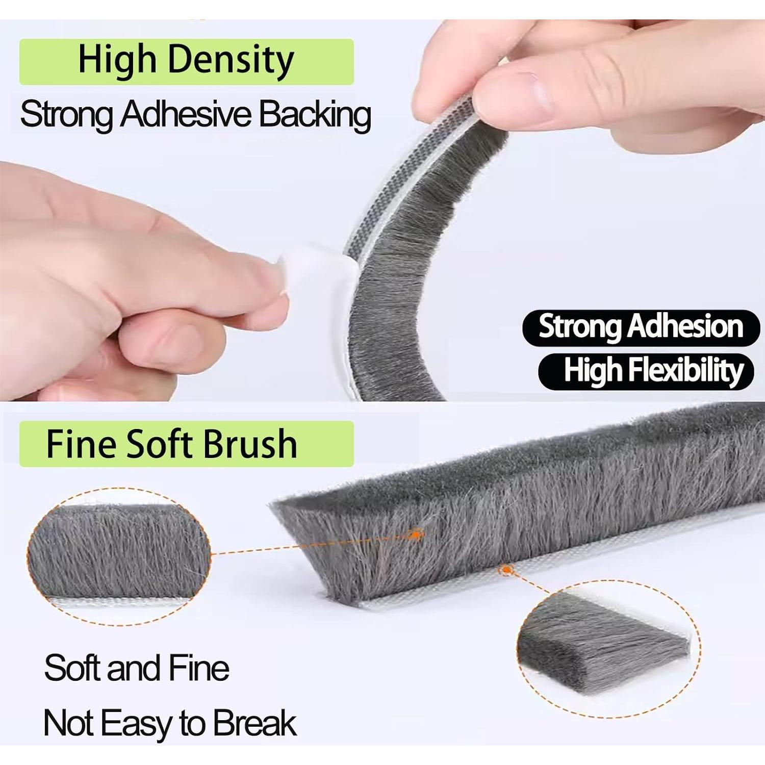 Cinta Adhesiva ZOMPAGO 10m para Sellado de Puertas y Ventanas