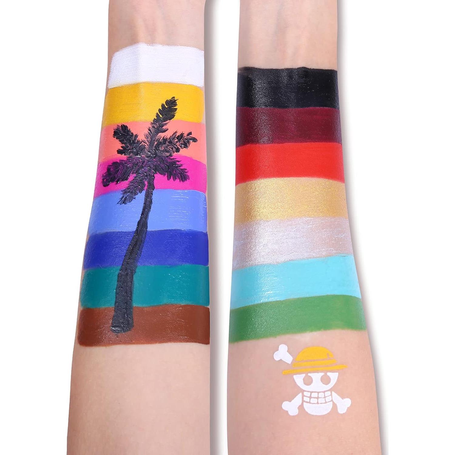 Set de Pintura Facial UCANBE 15 Colores y 10 Pinceles