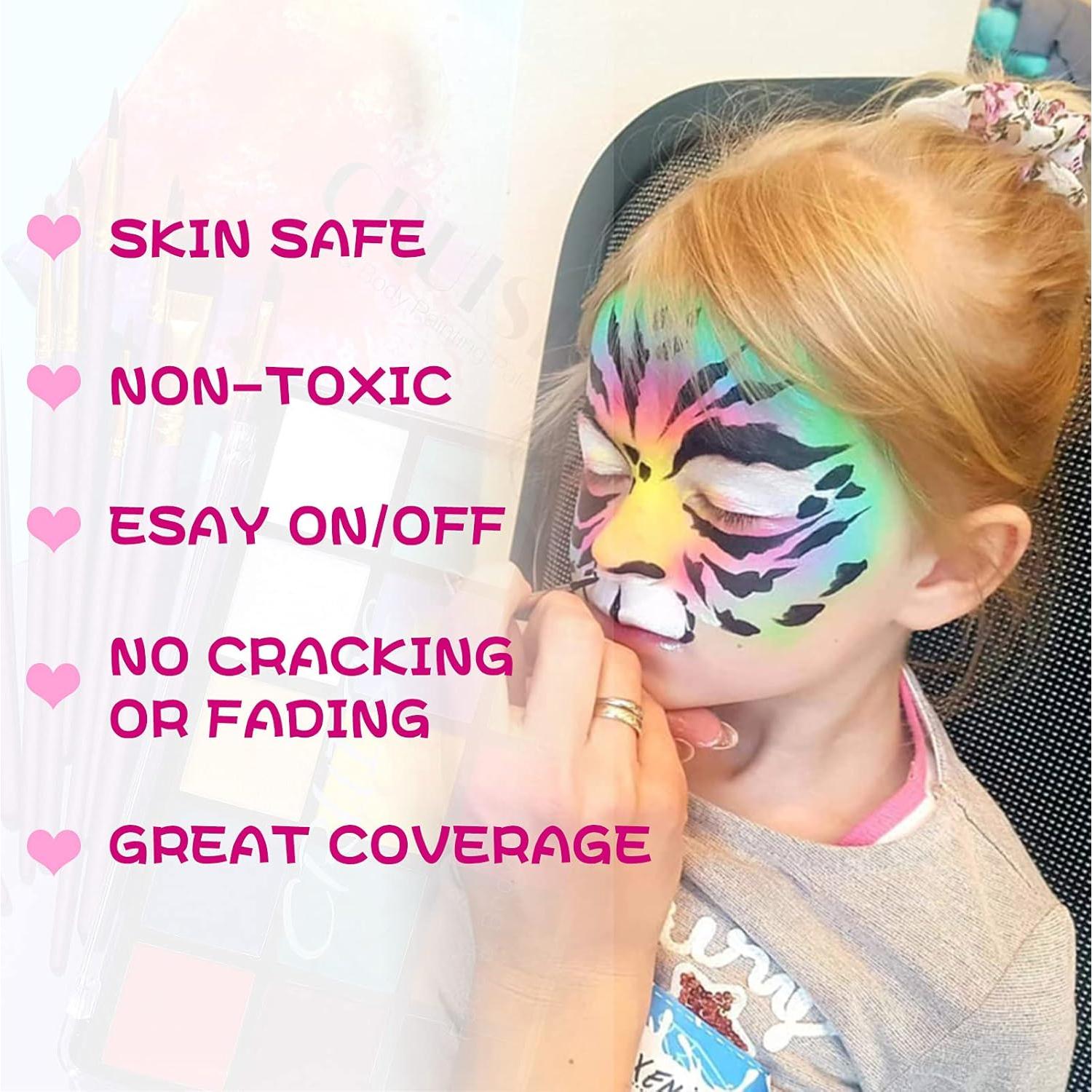 Set de Pintura Facial UCANBE 15 Colores y 10 Pinceles