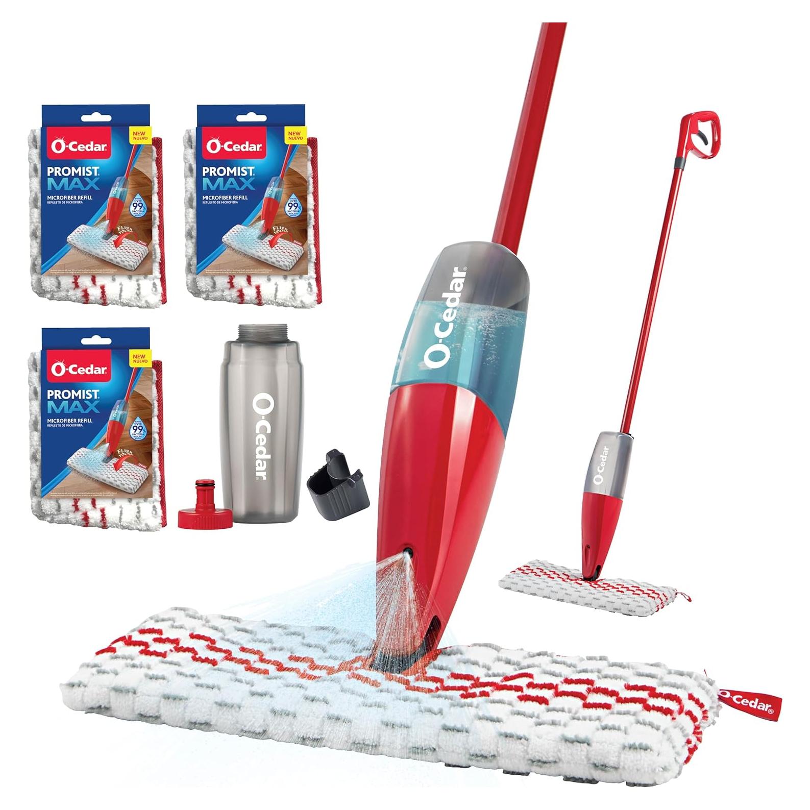 Mopa de Spray O-Cedar ProMist MAX con 3 Recargas Microfibra