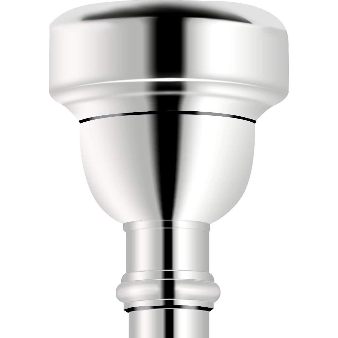 Boquilla de Trompeta 5C EastRock Plateada para Bb