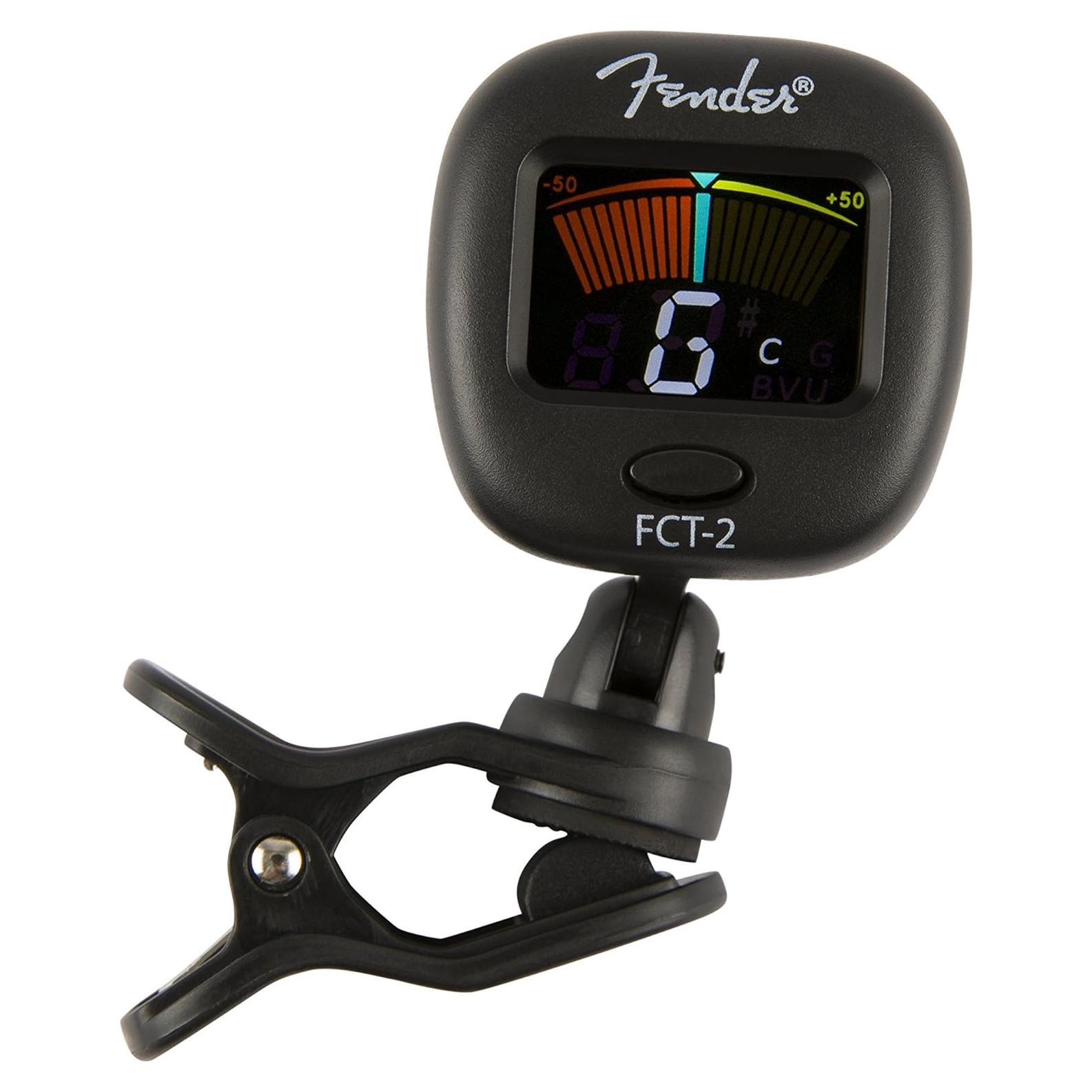 Afinador Clip-On Fender FCT-2 para Guitarra y Bajo