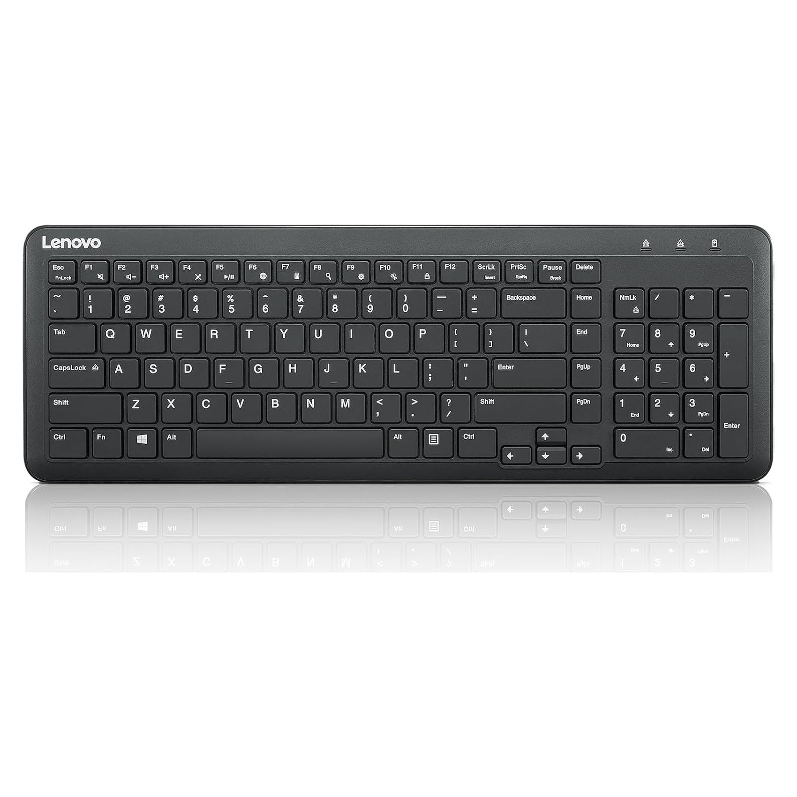 Teclado Inalámbrico Lenovo 300 Compacto con Teclado Numérico