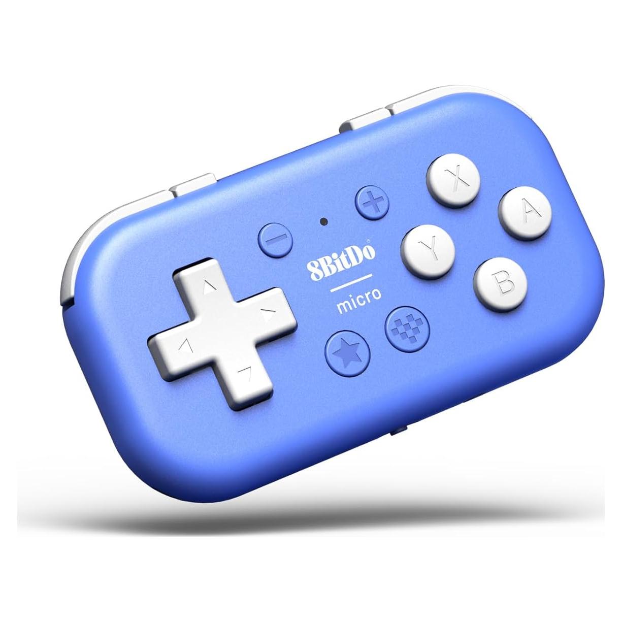 Controlador Mini Bluetooth 8Bitdo Micro Azul para Switch y Android