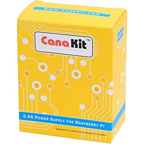 Fuente de Alimentación CanaKit 5V 2.5A para Raspberry Pi 3 B+