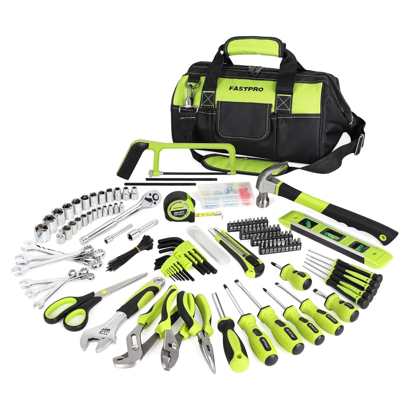 Juego de Herramientas FASTPRO 267 Piezas con Bolsa 33 cm