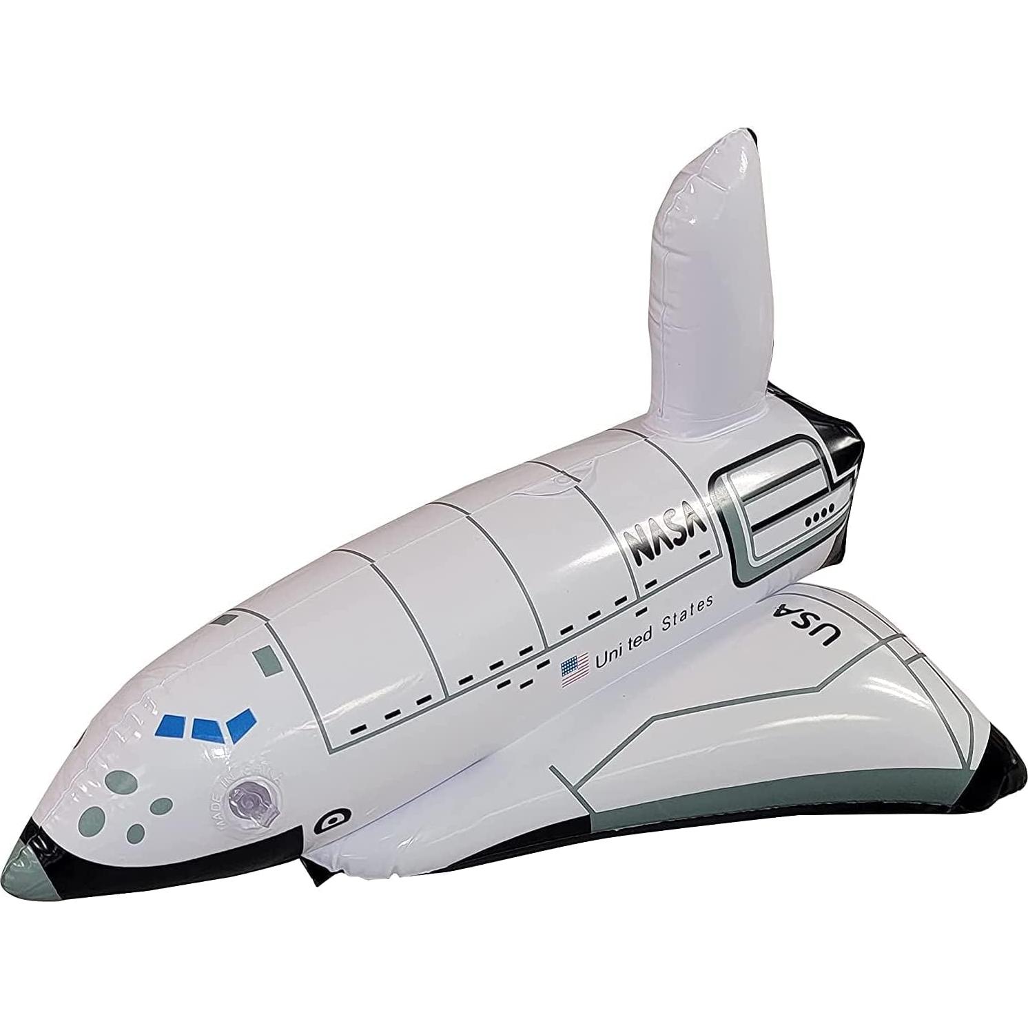 Figuras Inflables Espaciales Zugar Land - 1 Astronauta + 1 Transbordador