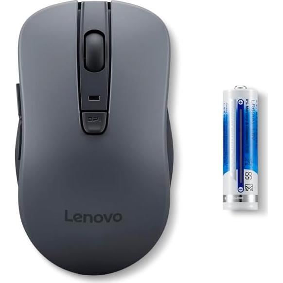 Lenovo WL310 Ratón Silencioso Bluetooth Ergonómico Gris