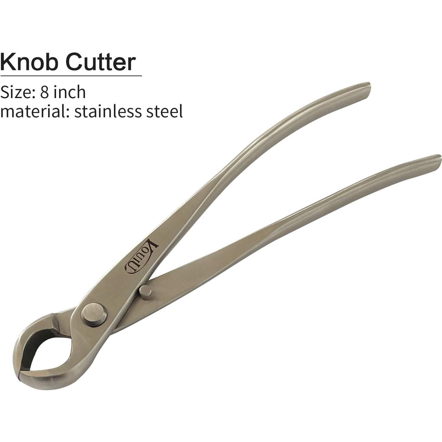 Juego de herramientas de bonsái Vouiu 6 piezas acero inoxidable