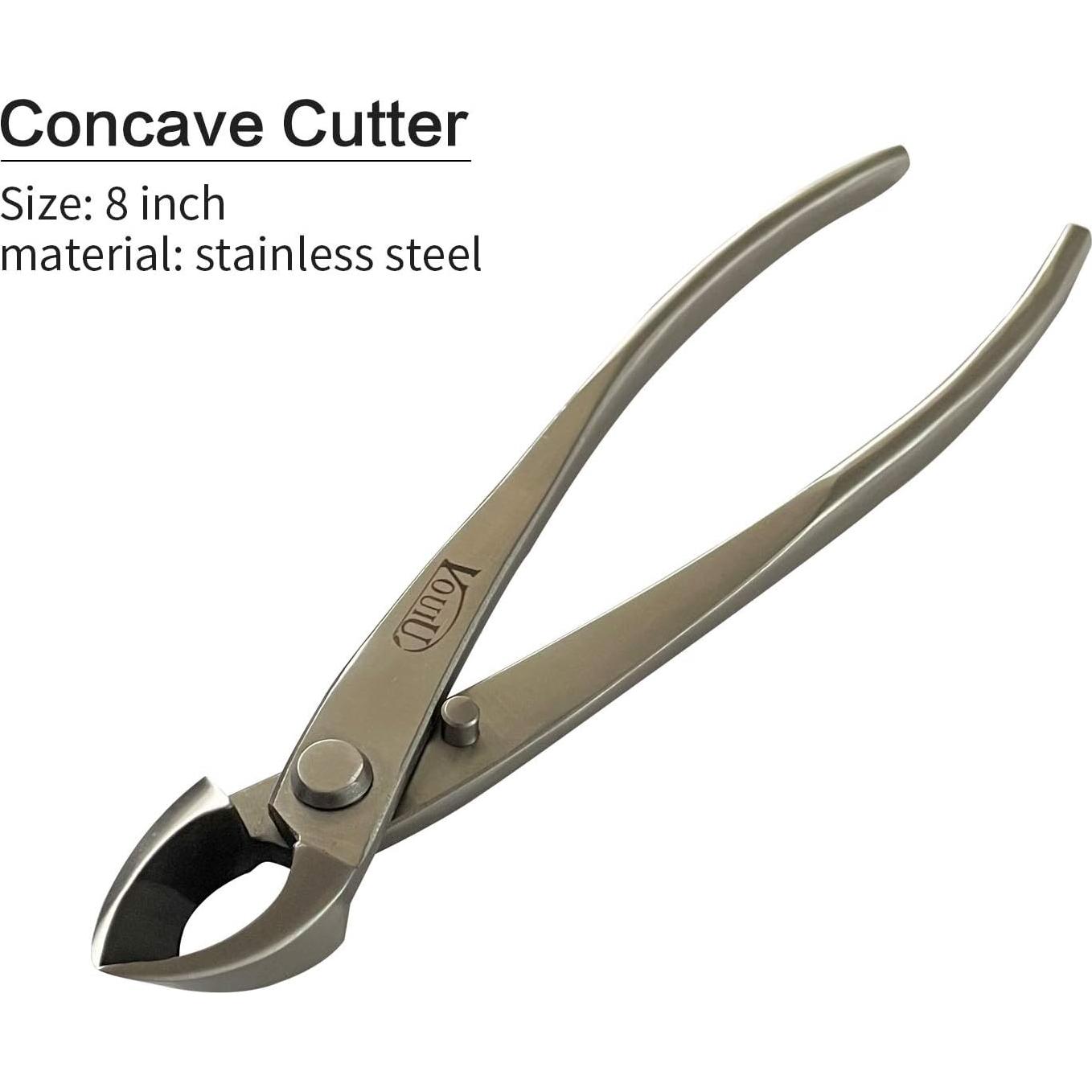 Juego de herramientas de bonsái Vouiu 6 piezas acero inoxidable