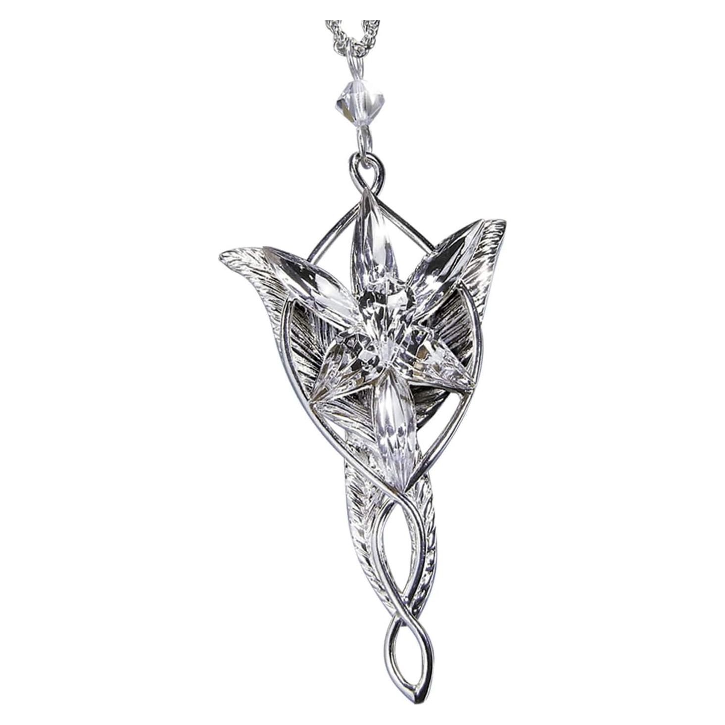 Colgante Evenstar Arwen The Noble Collection Plata