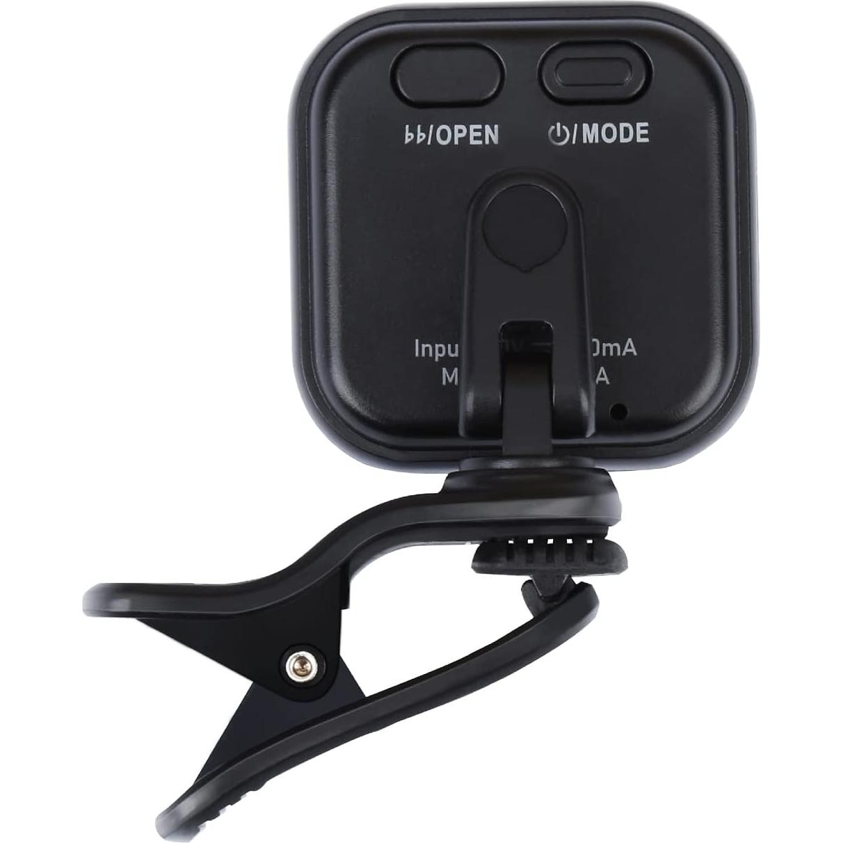 Afinador Recargable Fender Flash 2.0 Clip-On Negro
